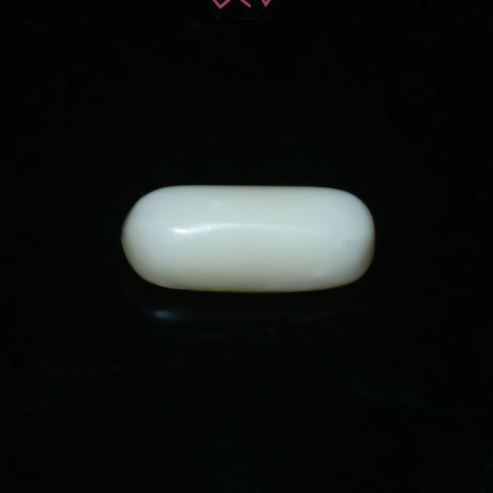 Natural White Coral Stone 5.10 Carat / 5.61 Ratti (With Certificate)