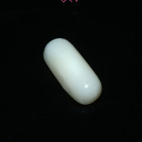 Natural White Coral Stone 5.10 Carat / 5.61 Ratti (With Certificate)