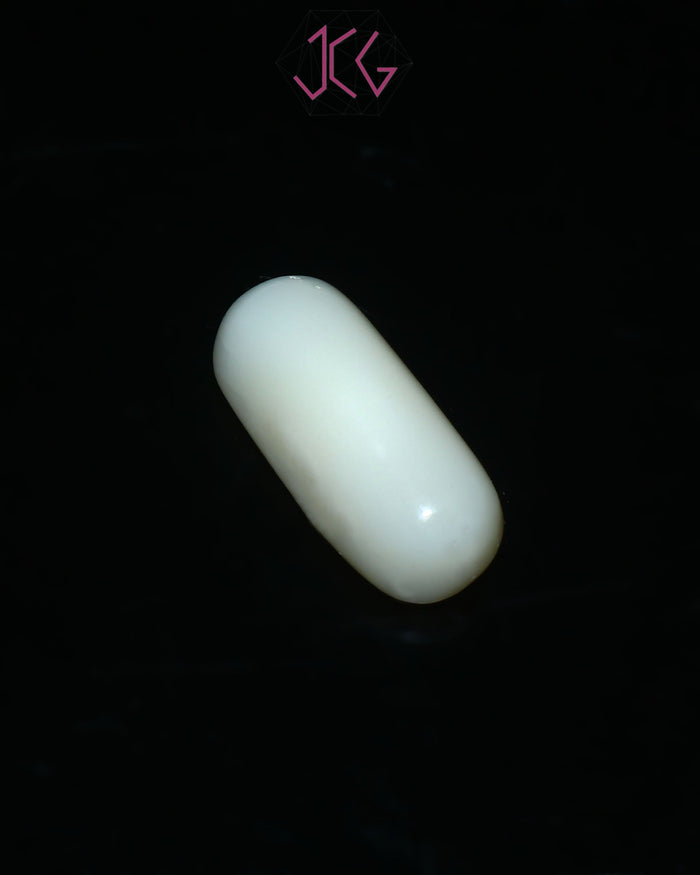 Natural White Coral Stone 5.10 Carat / 5.61 Ratti (With Certificate)