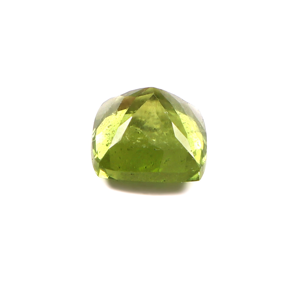 Natural Peridot Square Gemstone 5.78 Carat 6.42 Ratti (With Certificate)
