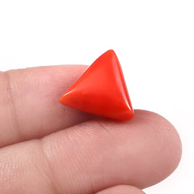 Natural Italian Red Coral Moonga Gemstone 7.47 Carat 8.29 Ratti (With Certificate)