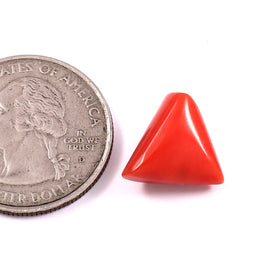 Natural Italian Red Coral Moonga Gemstone 8.15 Carat 9.05 Ratti (With Certificate)