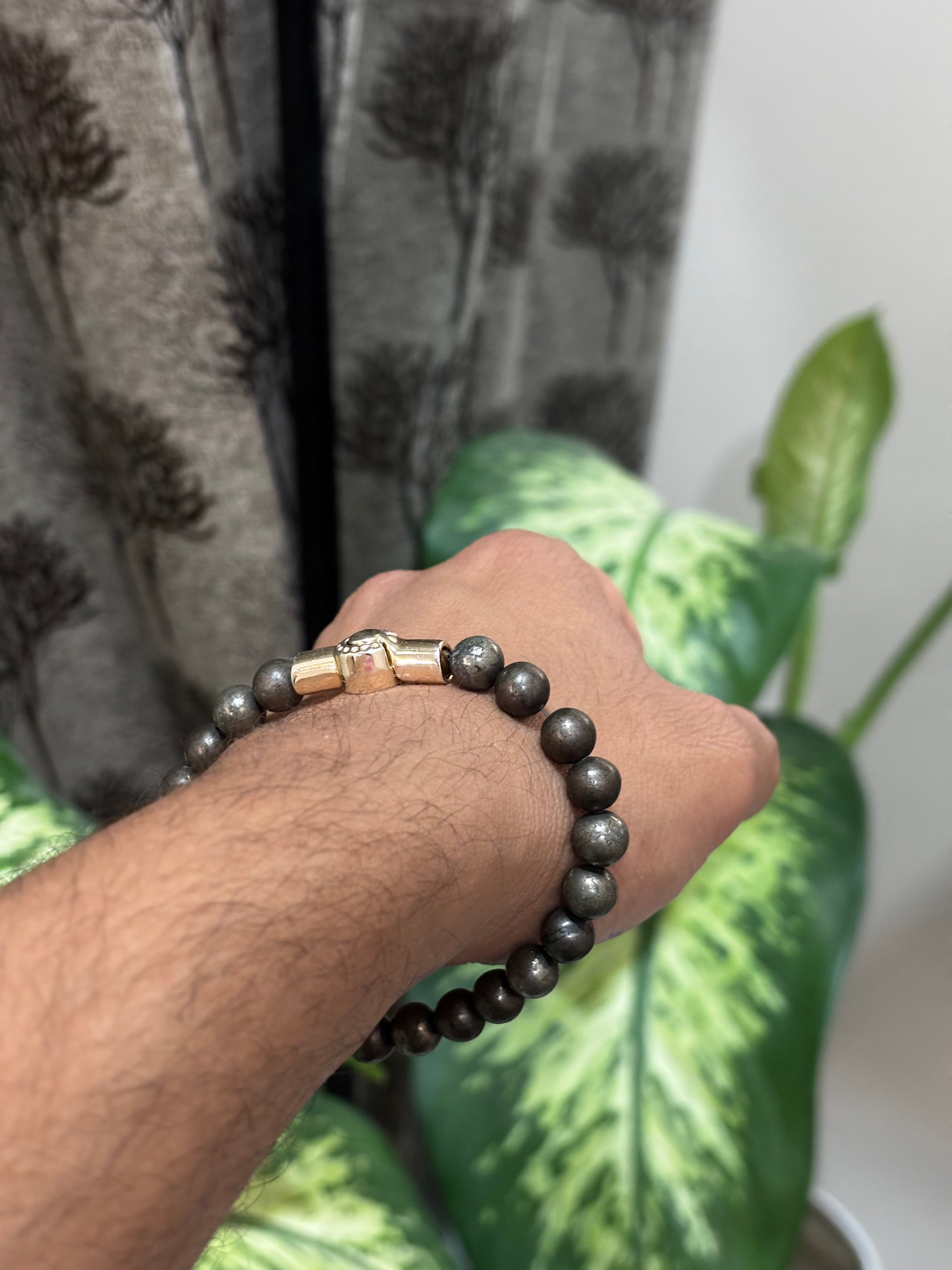 Pyrite Magnetic Lock Bracelet