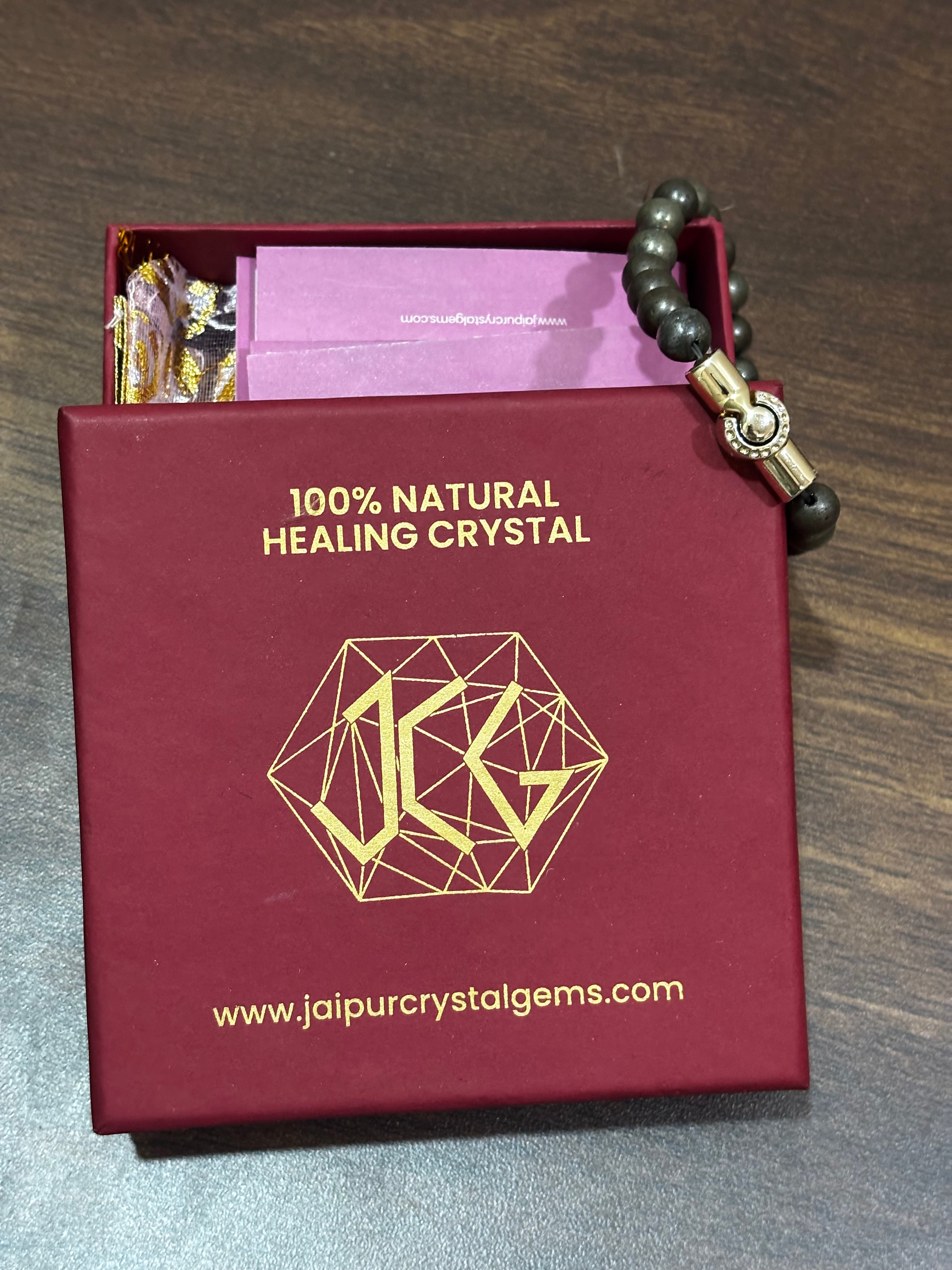 Pyrite Magnetic Lock Bracelet