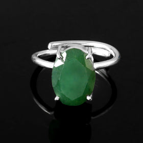 NATURAL GREEN JADE RING(With Certificate)