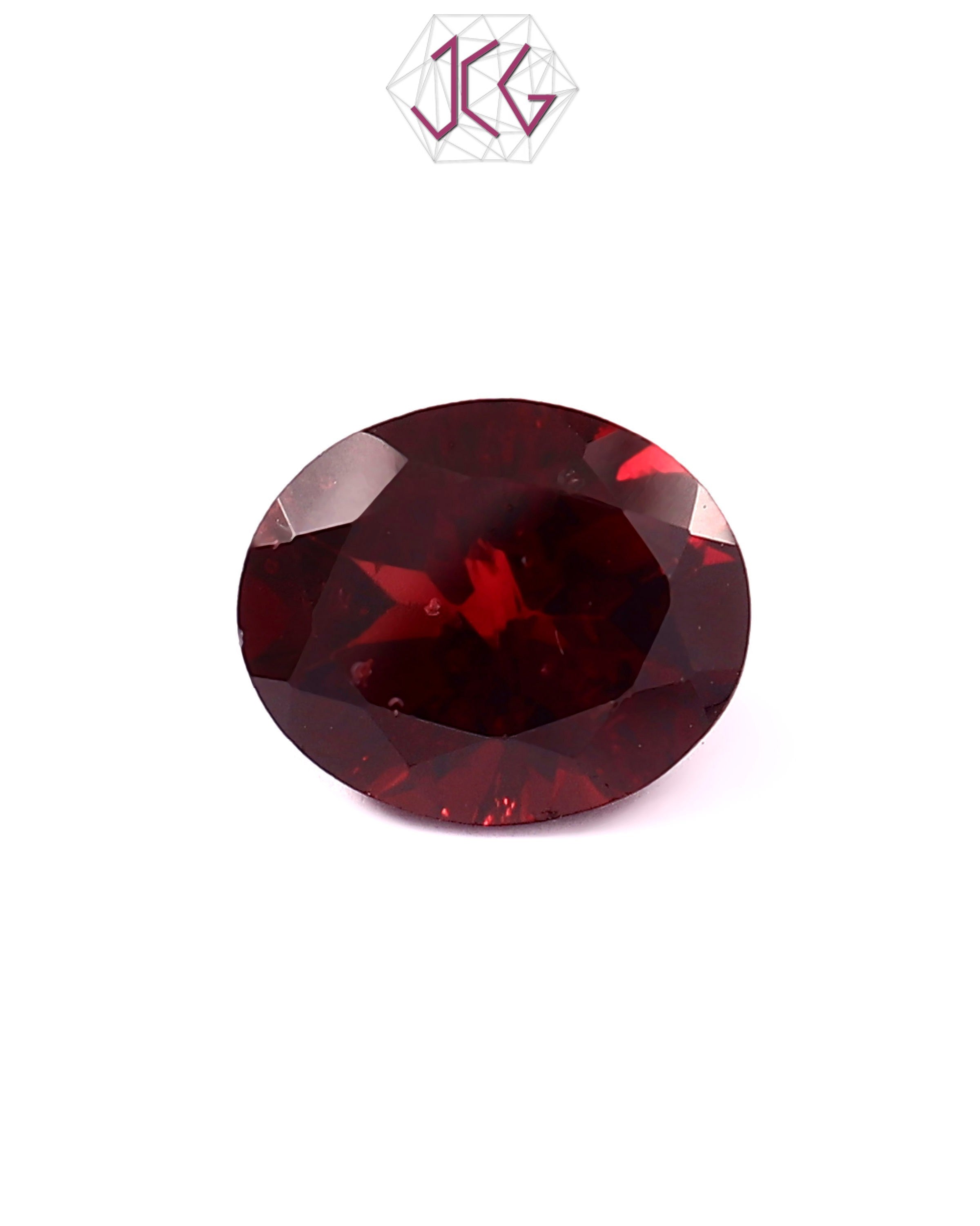 Natural Oval Garnet Stone 5.50 Carat / 6.10 Ratti (With Certificate)