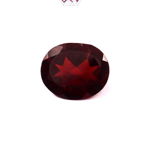 Natural Oval Garnet Stone 4.75 Carat / 5.27 Ratti (With Certificate)