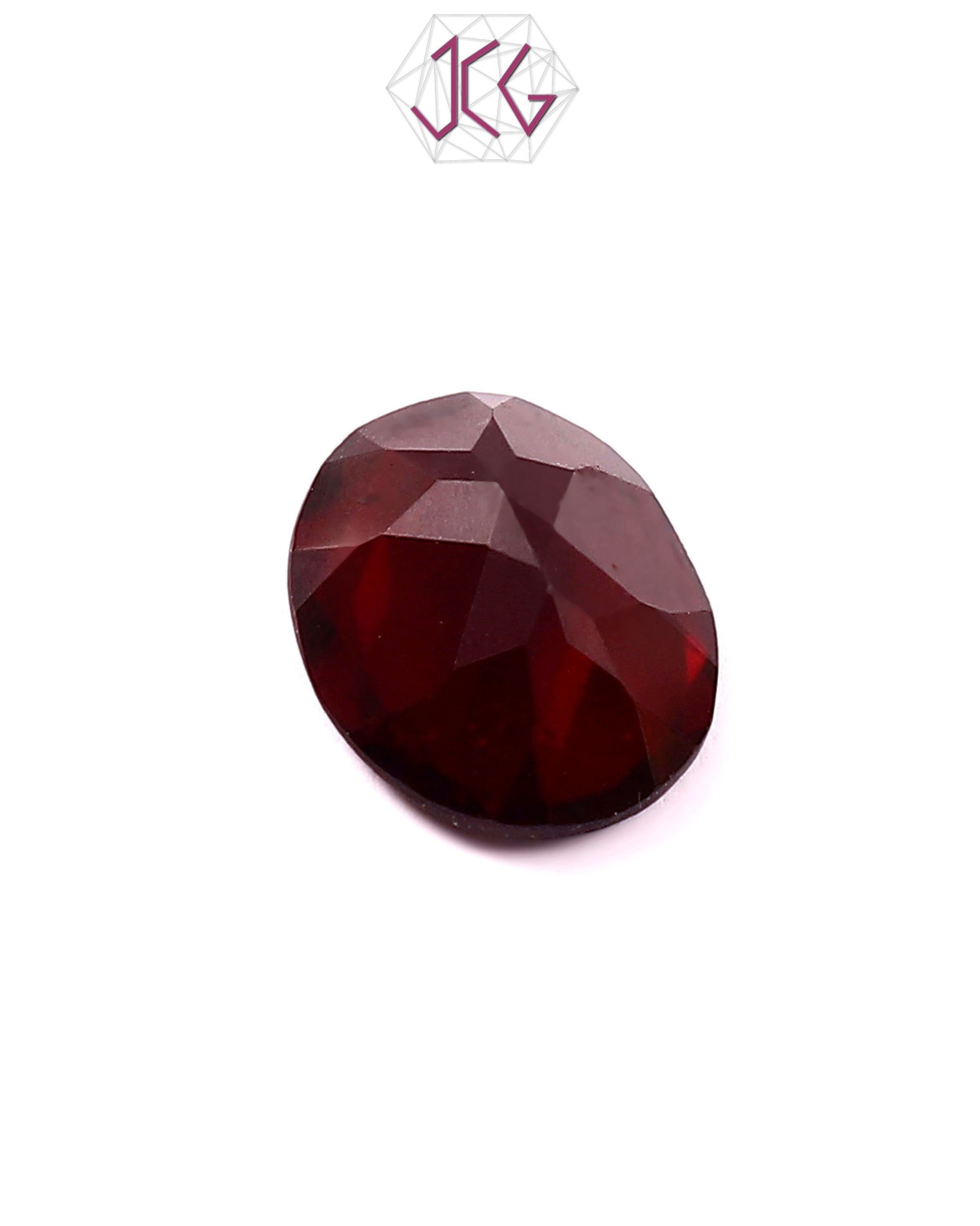 Natural Oval Garnet Stone 4.75 Carat / 5.27 Ratti (With Certificate)