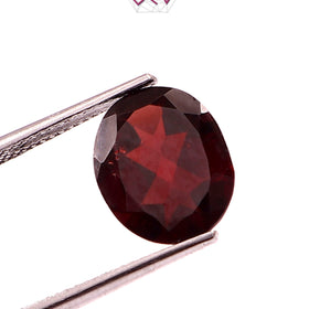 Natural Oval Garnet Stone 4.75 Carat / 5.27 Ratti (With Certificate)