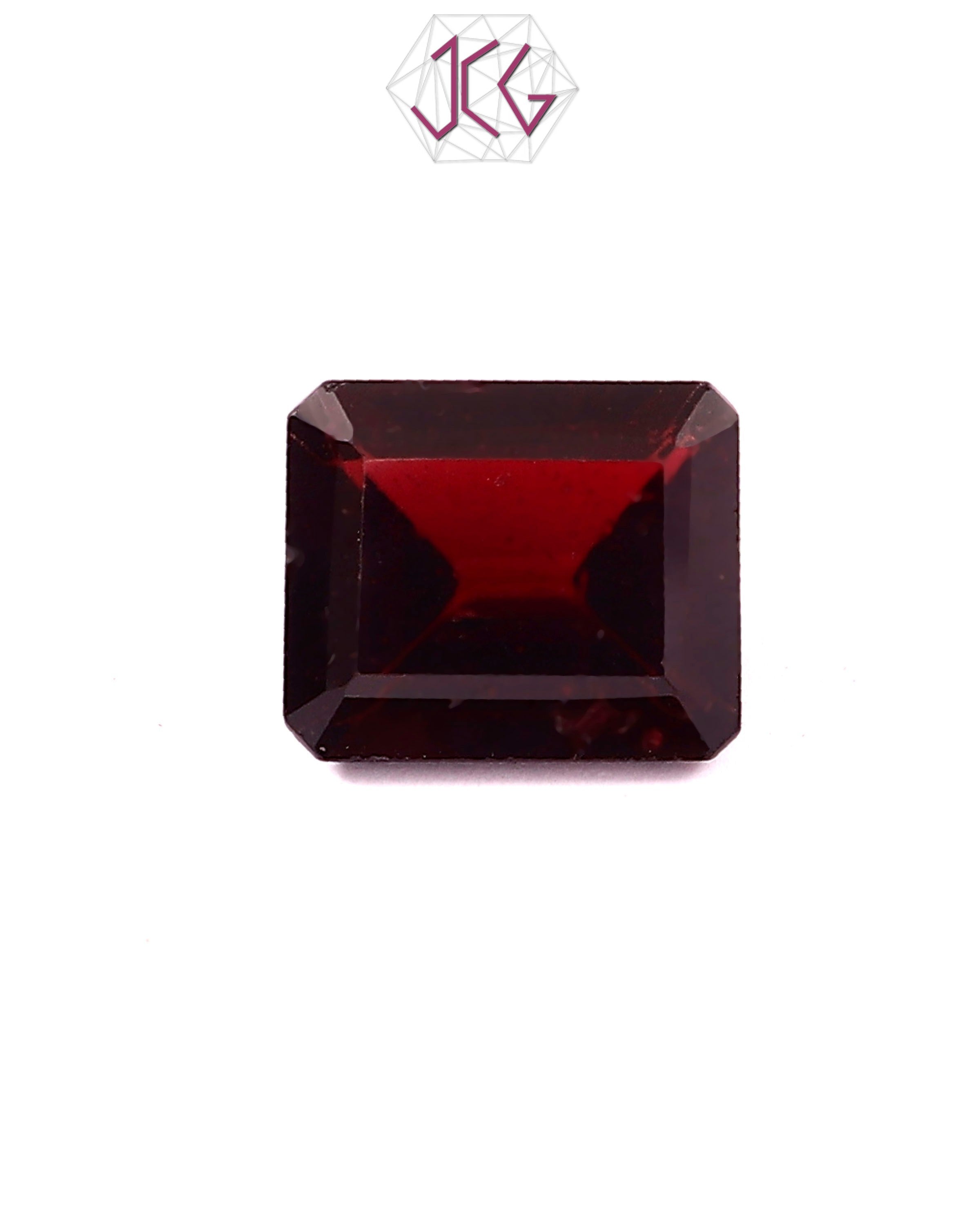 Natural Garnet Stone Square 6.85 Carat / 7.60 Ratti (With Certificate)