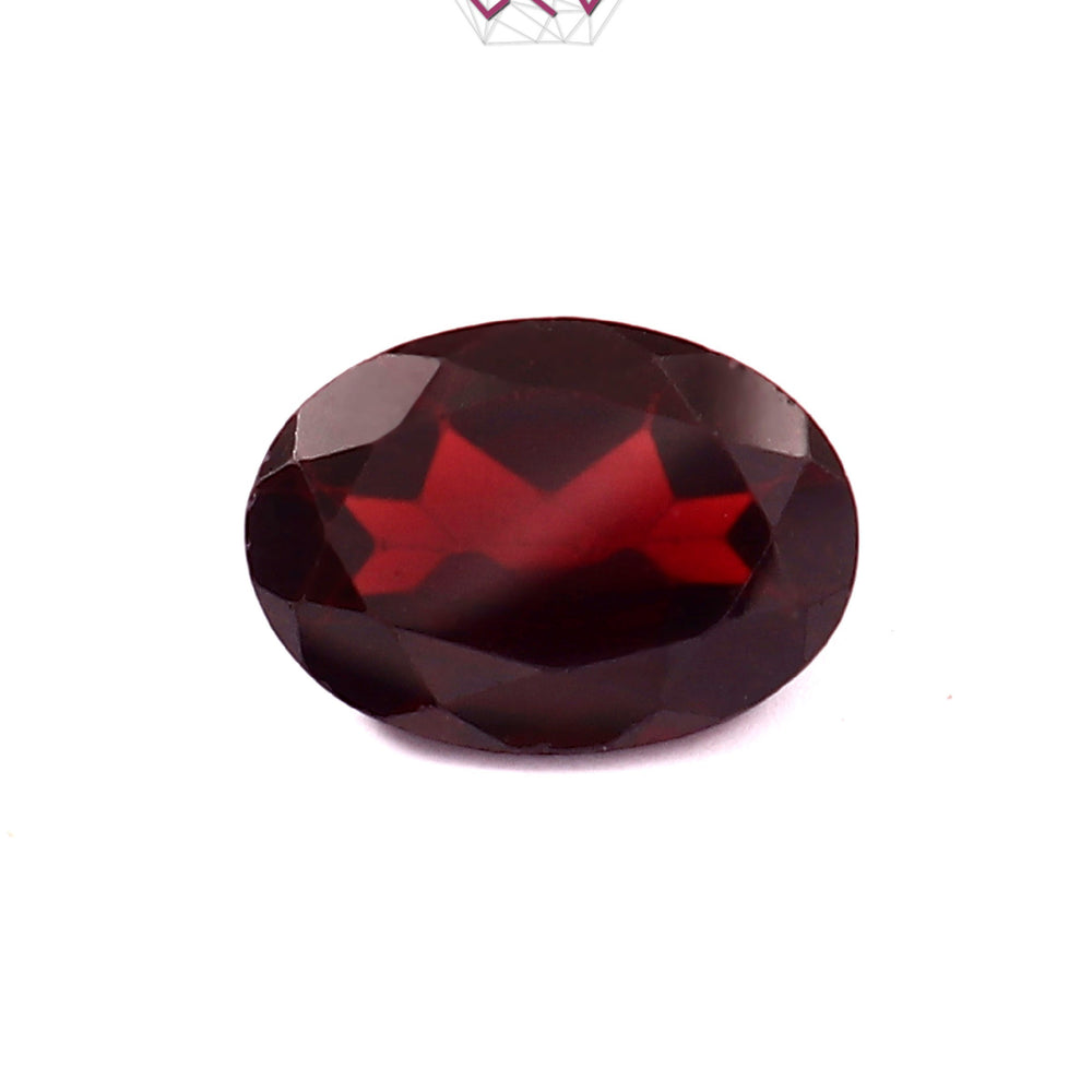 Natural Oval Garnet Stone 6.45 Carat / 7.15 Ratti (With Certificate)