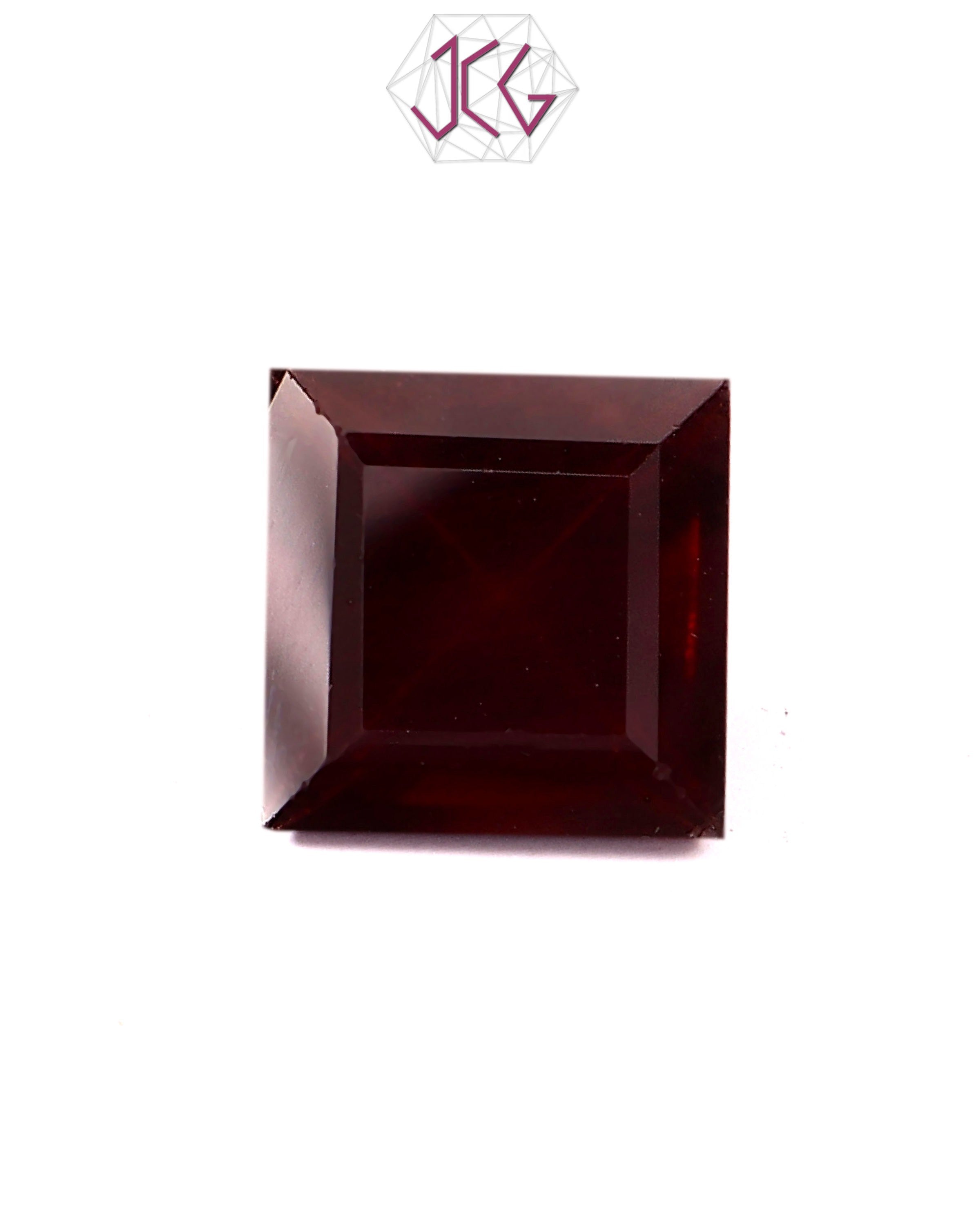 Natural Square Garnet Stone 10.75 Carat / 11.93 Ratti (With Certificate)