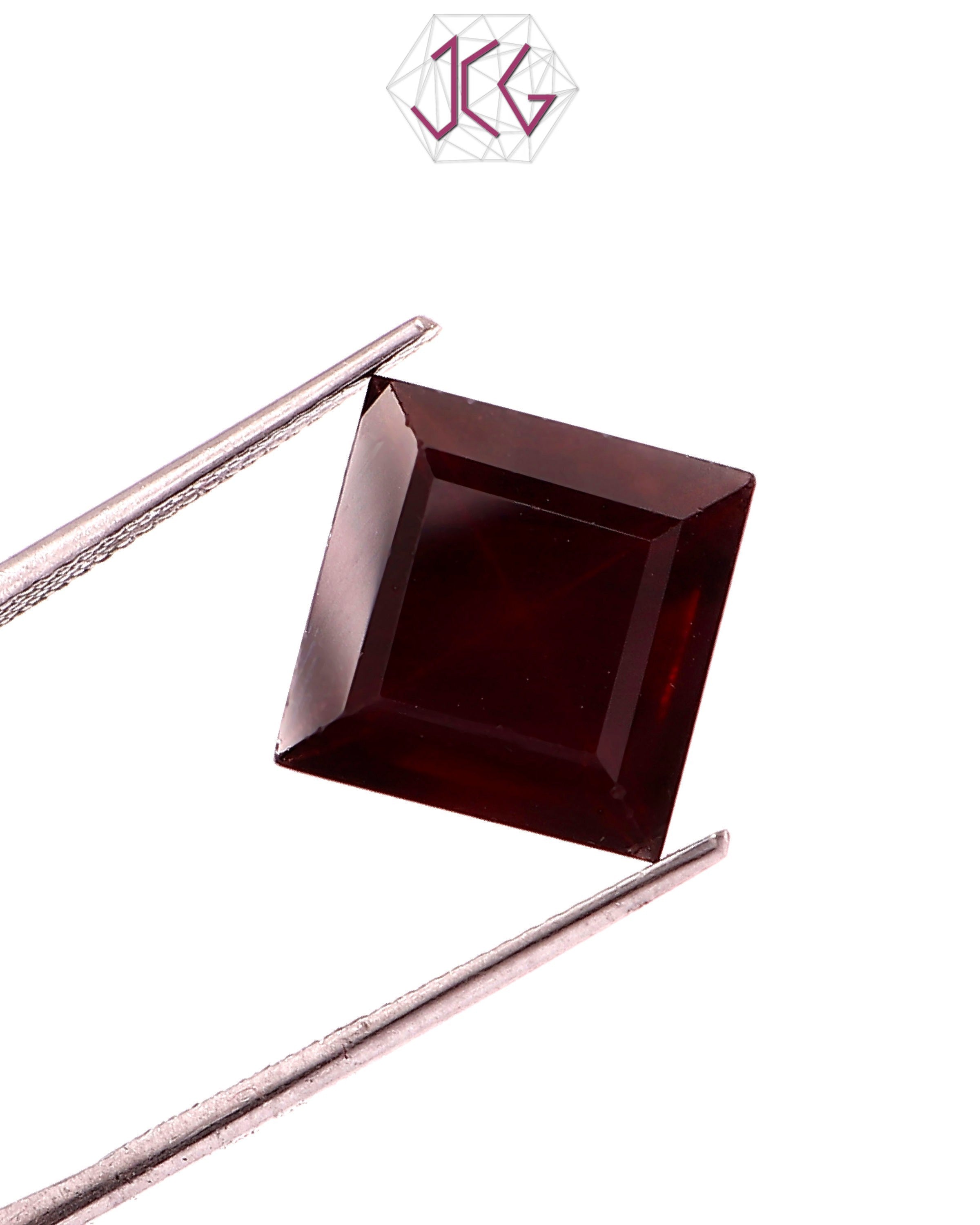 Natural Square Garnet Stone 10.75 Carat / 11.93 Ratti (With Certificate)