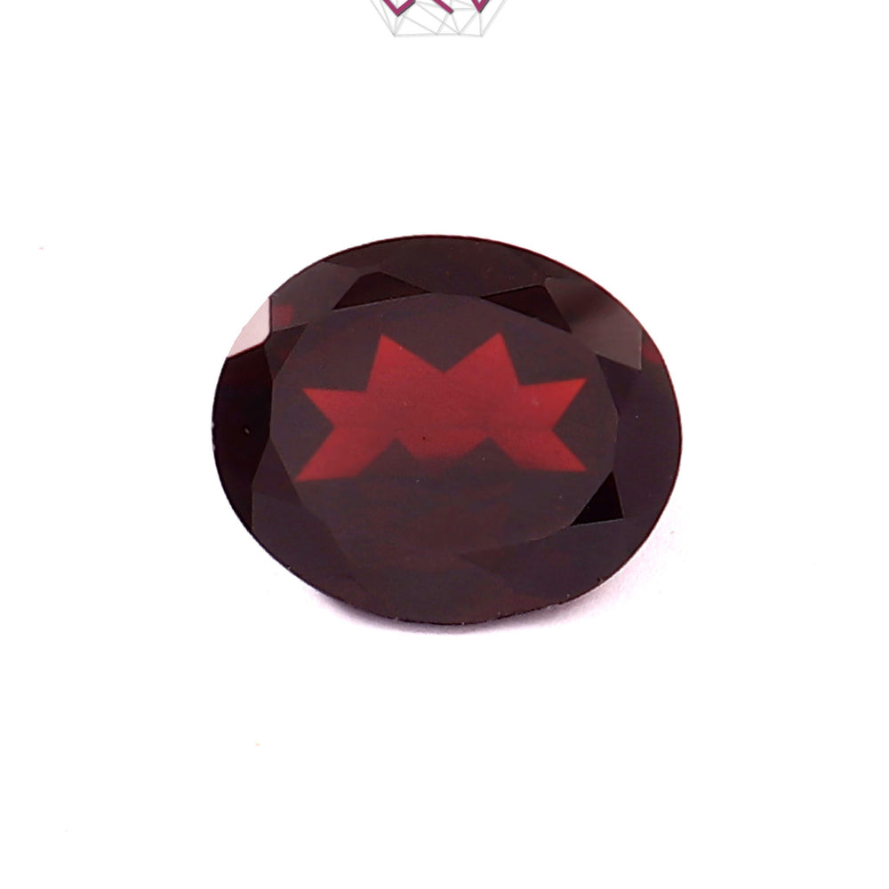 Natural Oval Garnet Stone 4.35 Carat / 4.82 Ratti (With Certificate)