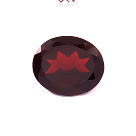Natural Oval Garnet Stone 4.35 Carat / 4.82 Ratti (With Certificate)