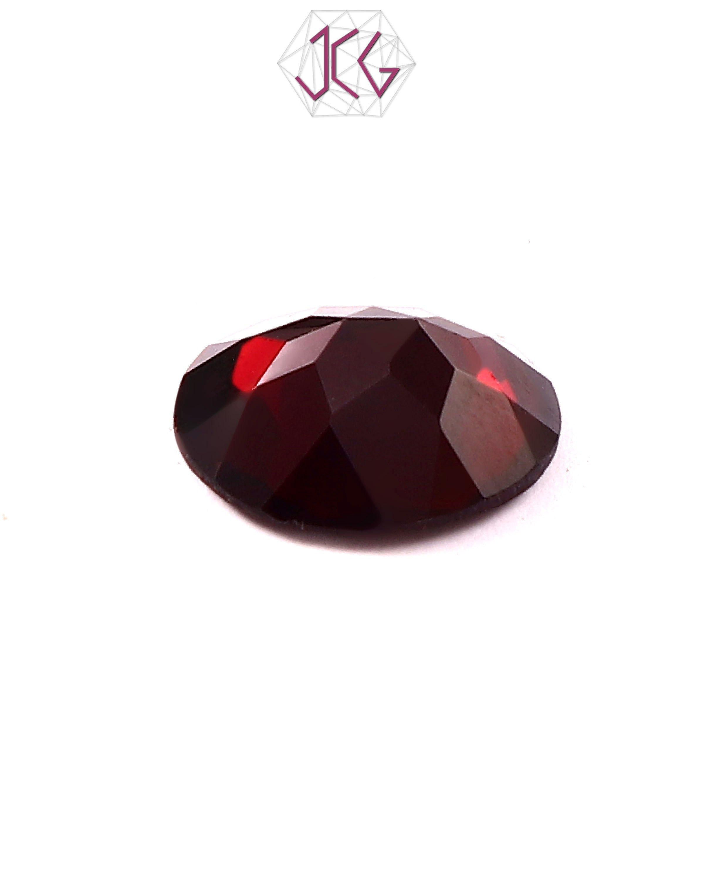 Natural Oval Garnet Stone 4.35 Carat / 4.82 Ratti (With Certificate)