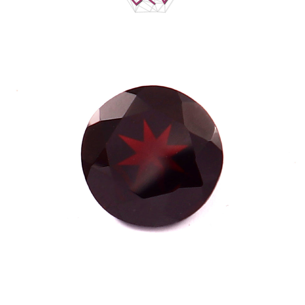 Natural Round Garnet Stone 3.55 Carat / 3.94 Ratti (With Certificate)