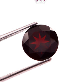 Natural Round Garnet Stone 3.55 Carat / 3.94 Ratti (With Certificate)