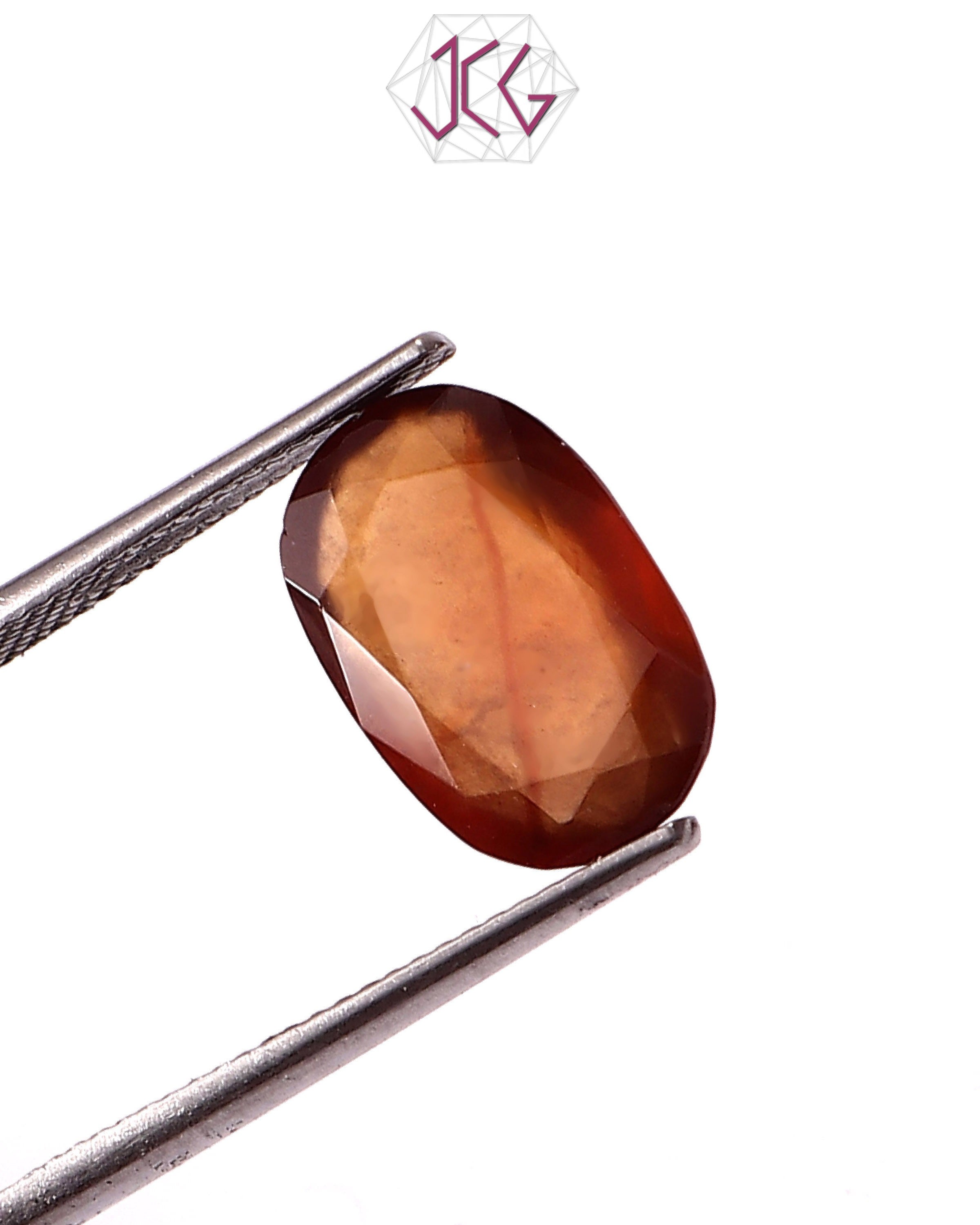 Natural Gomed (Hessonite Garnet) Stone 5.55 Carat / 6.16 Ratti (With Certificate)