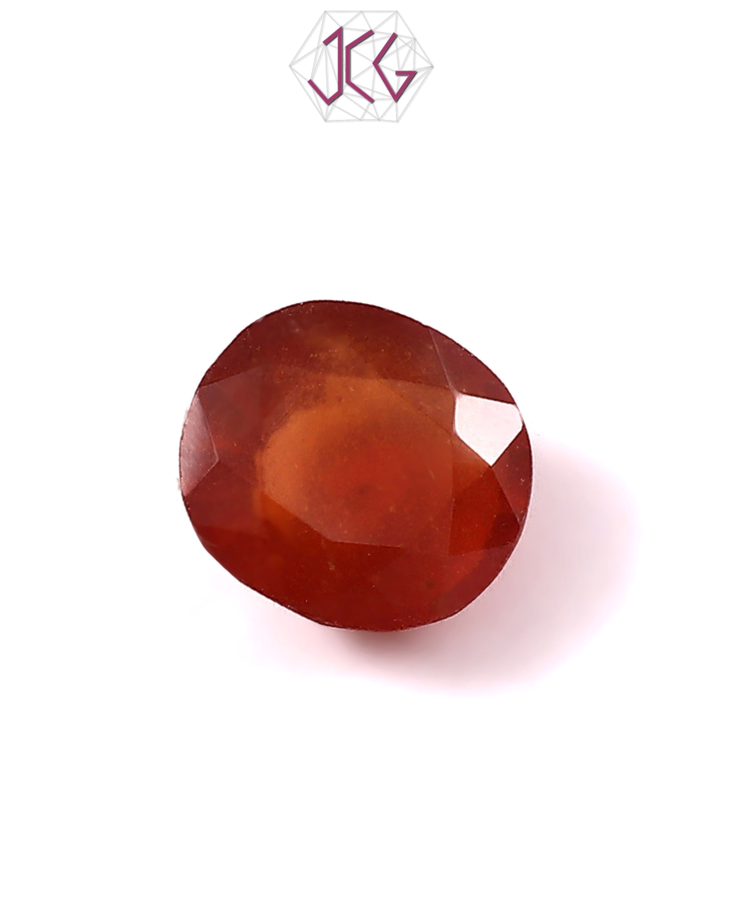 Natural Gomed (Hessonite Garnet) Stone 6.80 Carat / 7.54 Ratti (With Certificate)