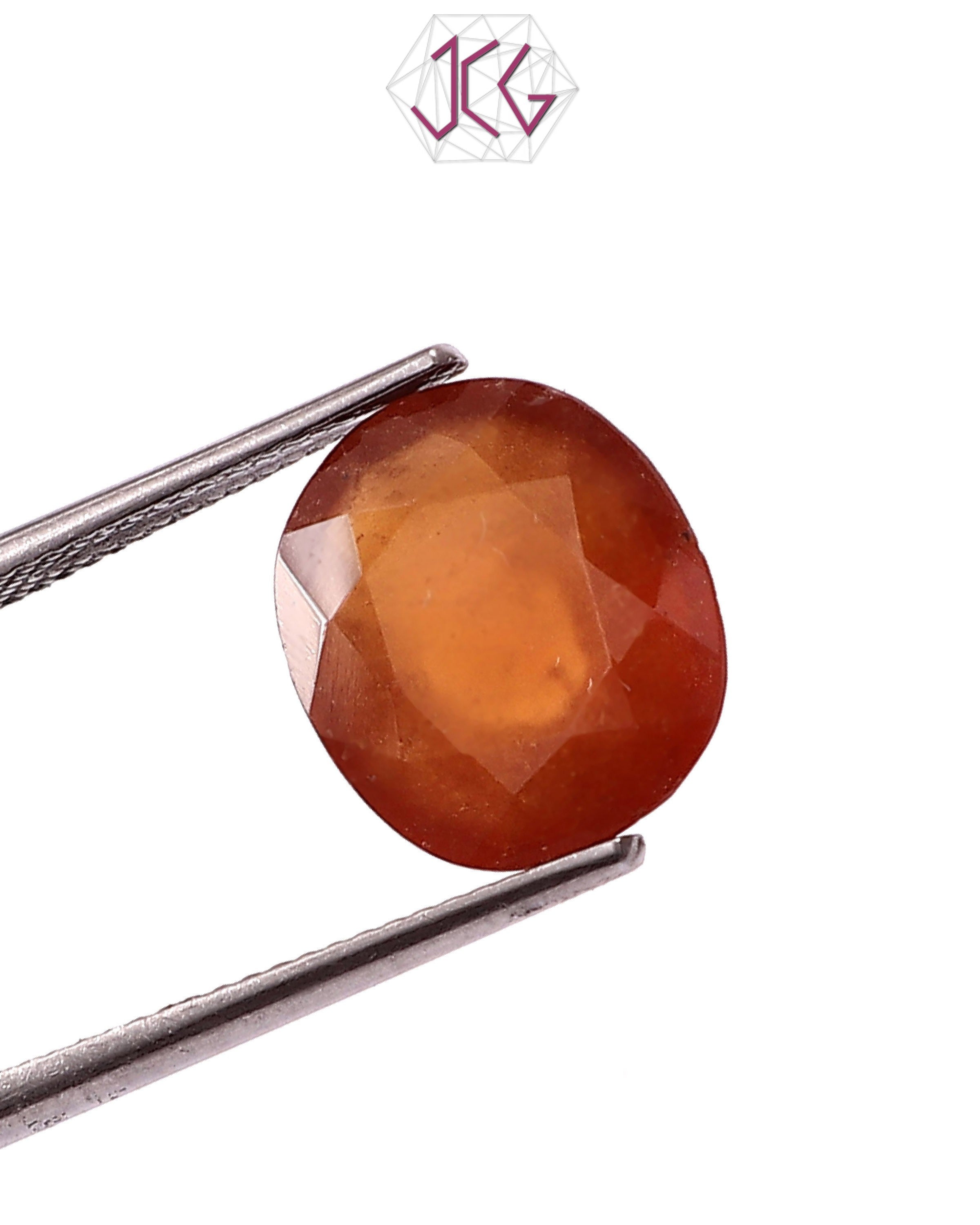 Natural Gomed (Hessonite Garnet) Stone 5.60 Carat / 6.21 Ratti (With Certificate)