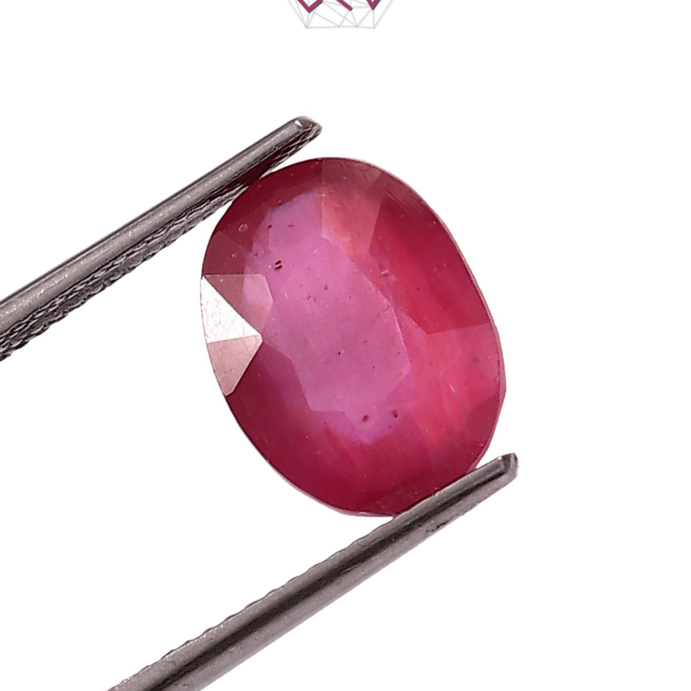 Natural Bangkok Ruby Stone 6.00 Carat / 6.60 Ratti (With Certificate)