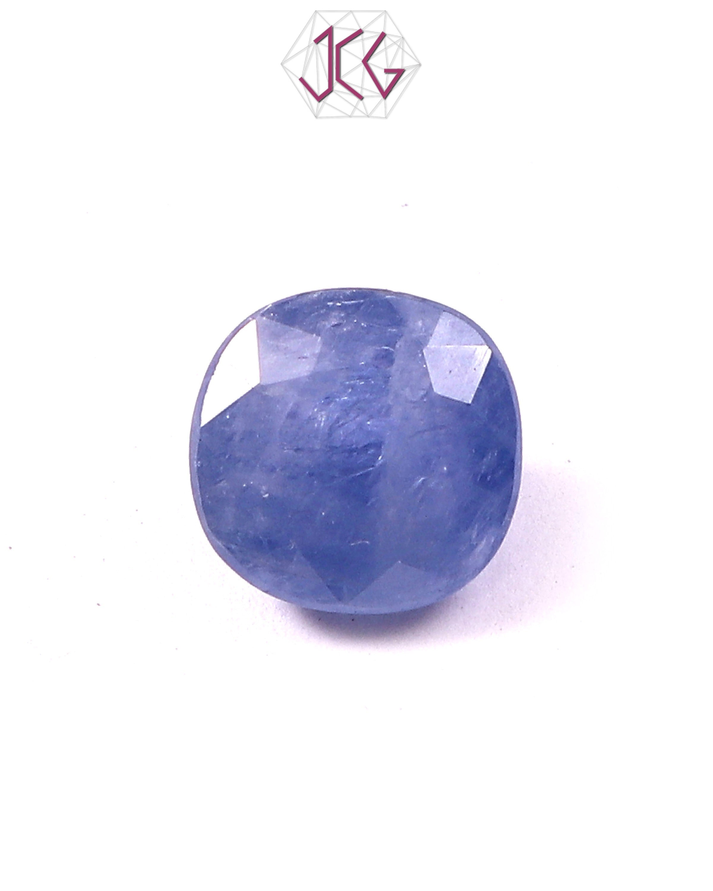 Natural Sri Lankan Blue Sapphire (Neelam) Stone 5.35 Carat / 6.00 Ratti (With Certificate)