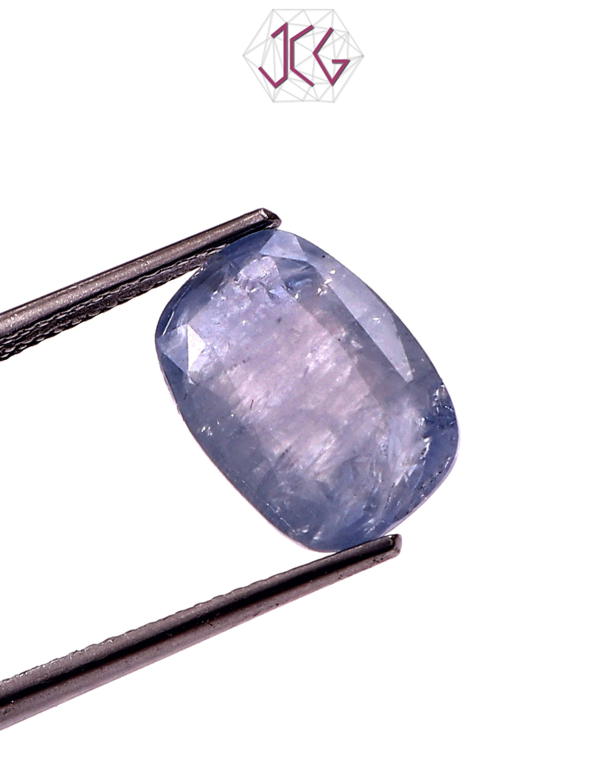 Natural Sri Lankan Blue Sapphire (Neelam) Stone 6.80 Carat / 7.50 Ratti (With Certificate)