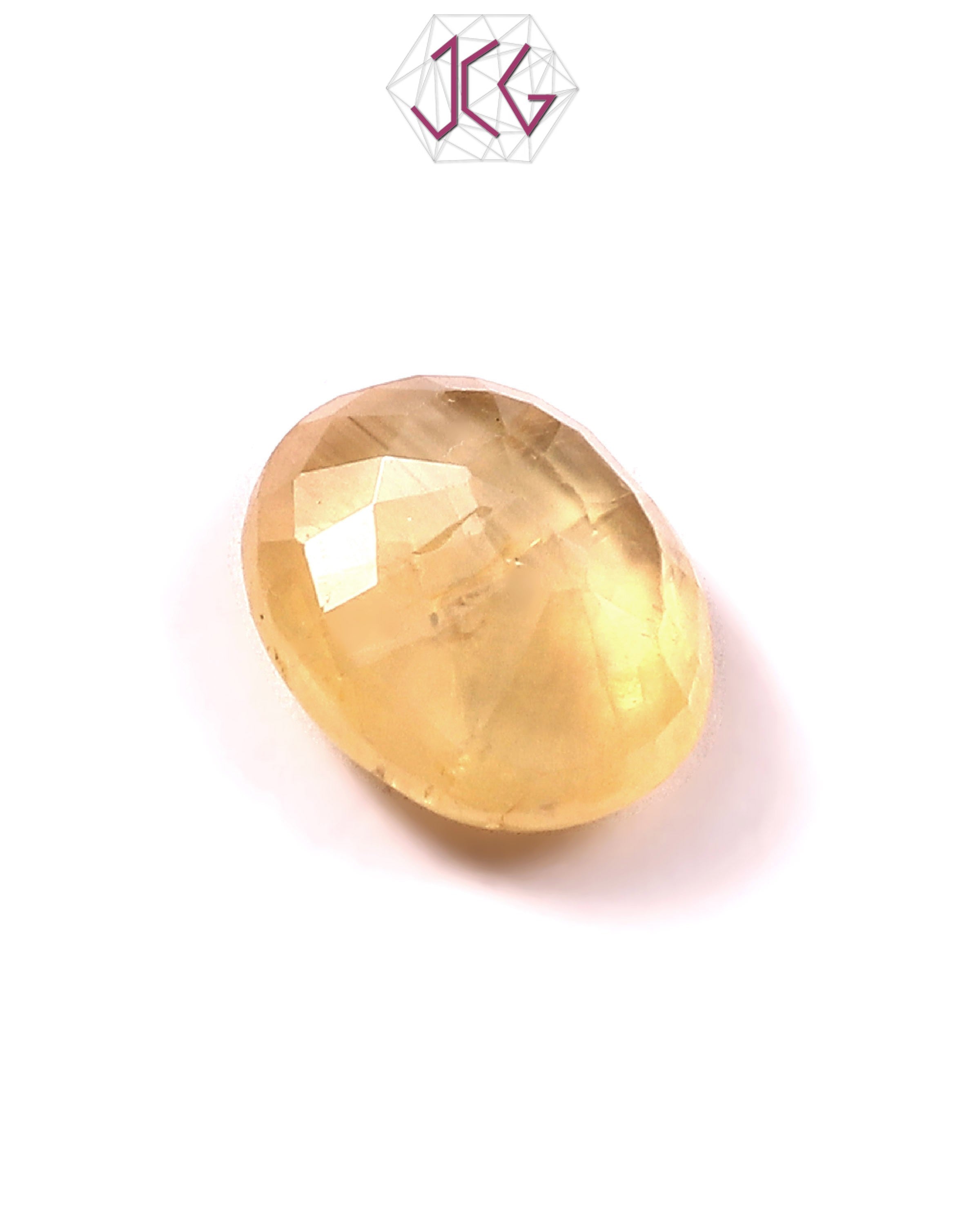 Natural Sri Lanka Yellow Sapphire (Pukhraj) Stone 5.75 Carat / 6.38 Ratti (With Certificate)