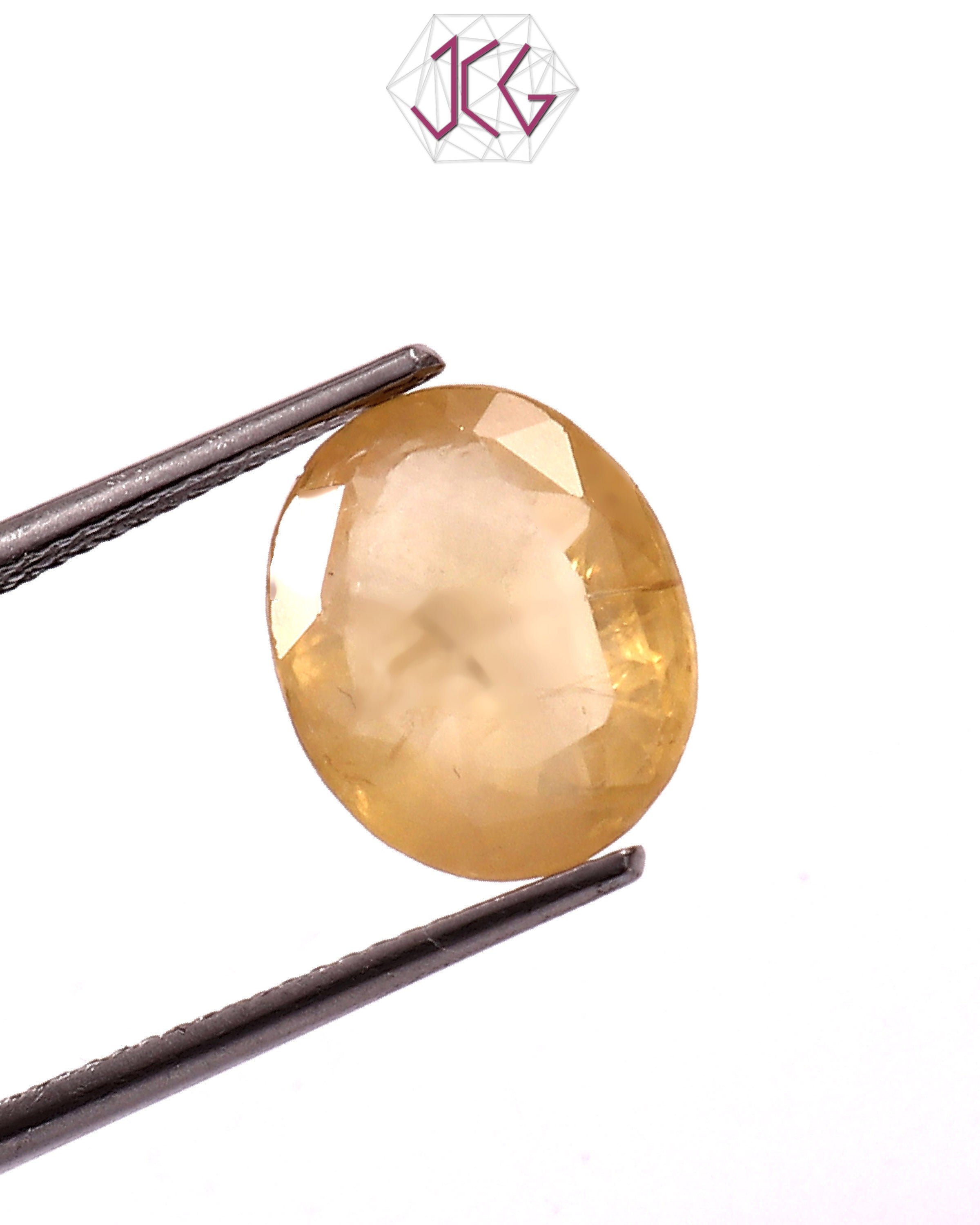 Natural Sri Lanka Yellow Sapphire (Pukhraj) Stone 5.75 Carat / 6.38 Ratti (With Certificate)