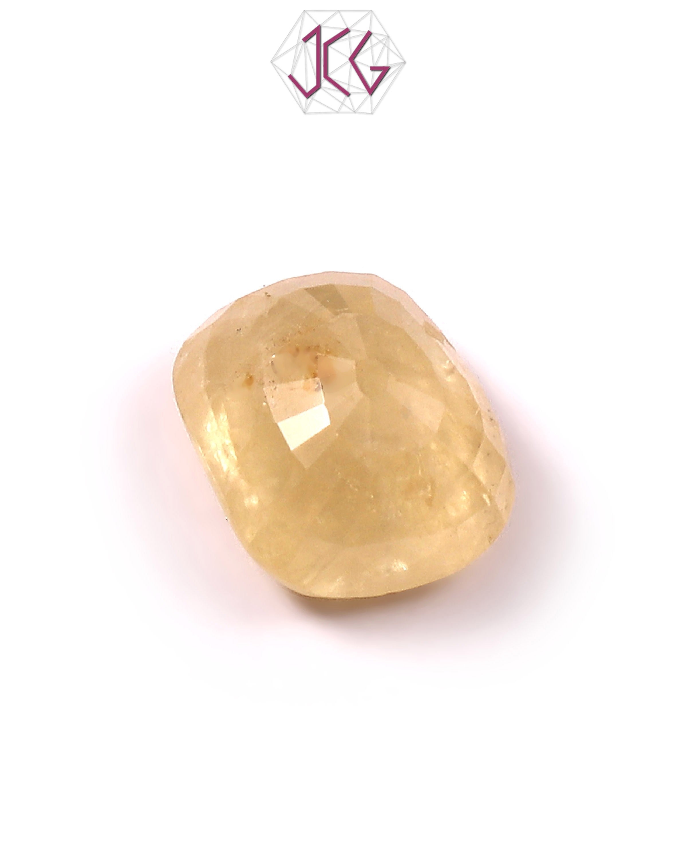 Natural Sri Lanka Yellow Sapphire (Pukhraj) Stone 9.40 Carat / 10.43 Ratti (With Certificate)