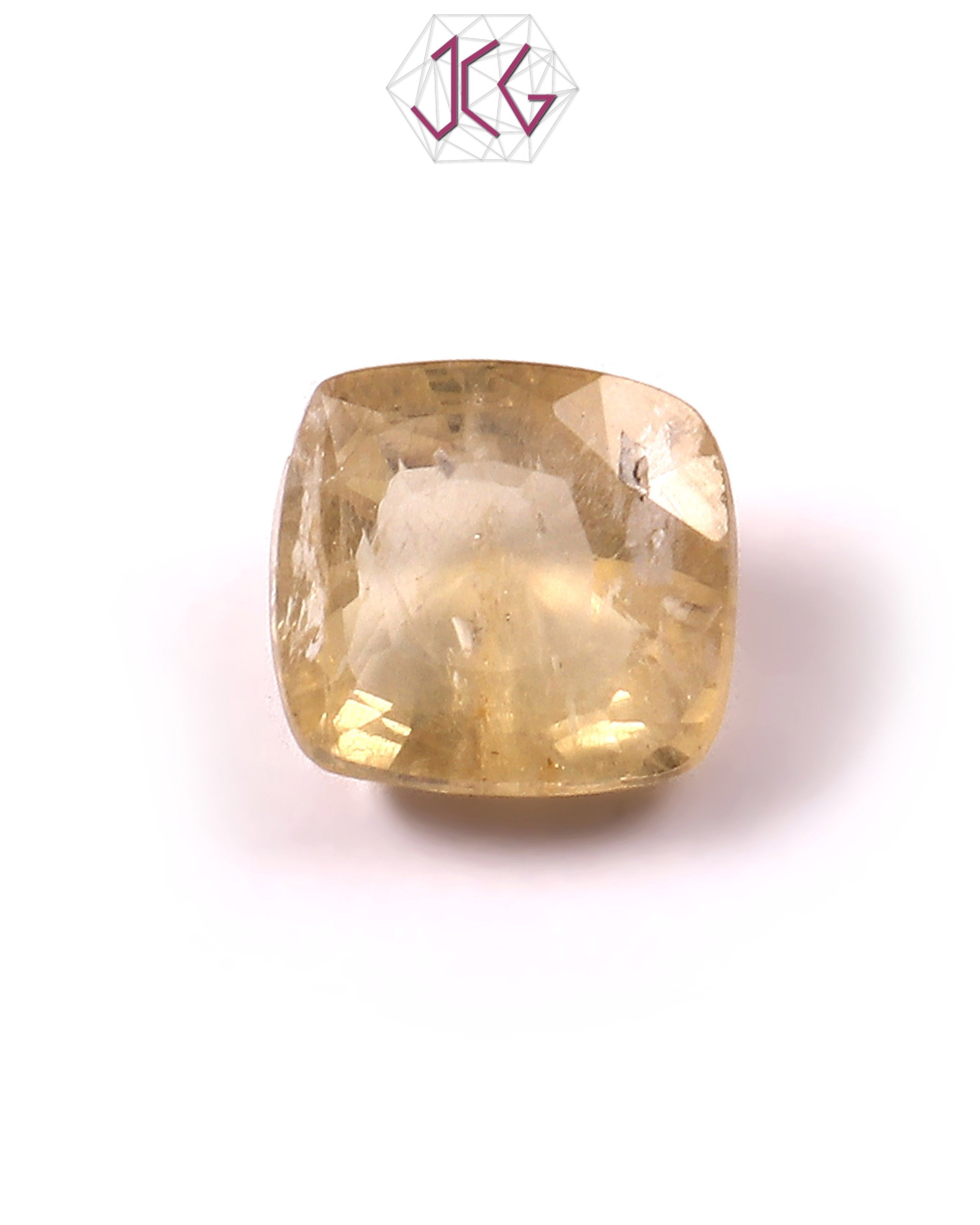 Natural Sri Lanka Yellow Sapphire (Pukhraj) Stone 6.20 Carat / 6.88 Ratti (With Certificate)