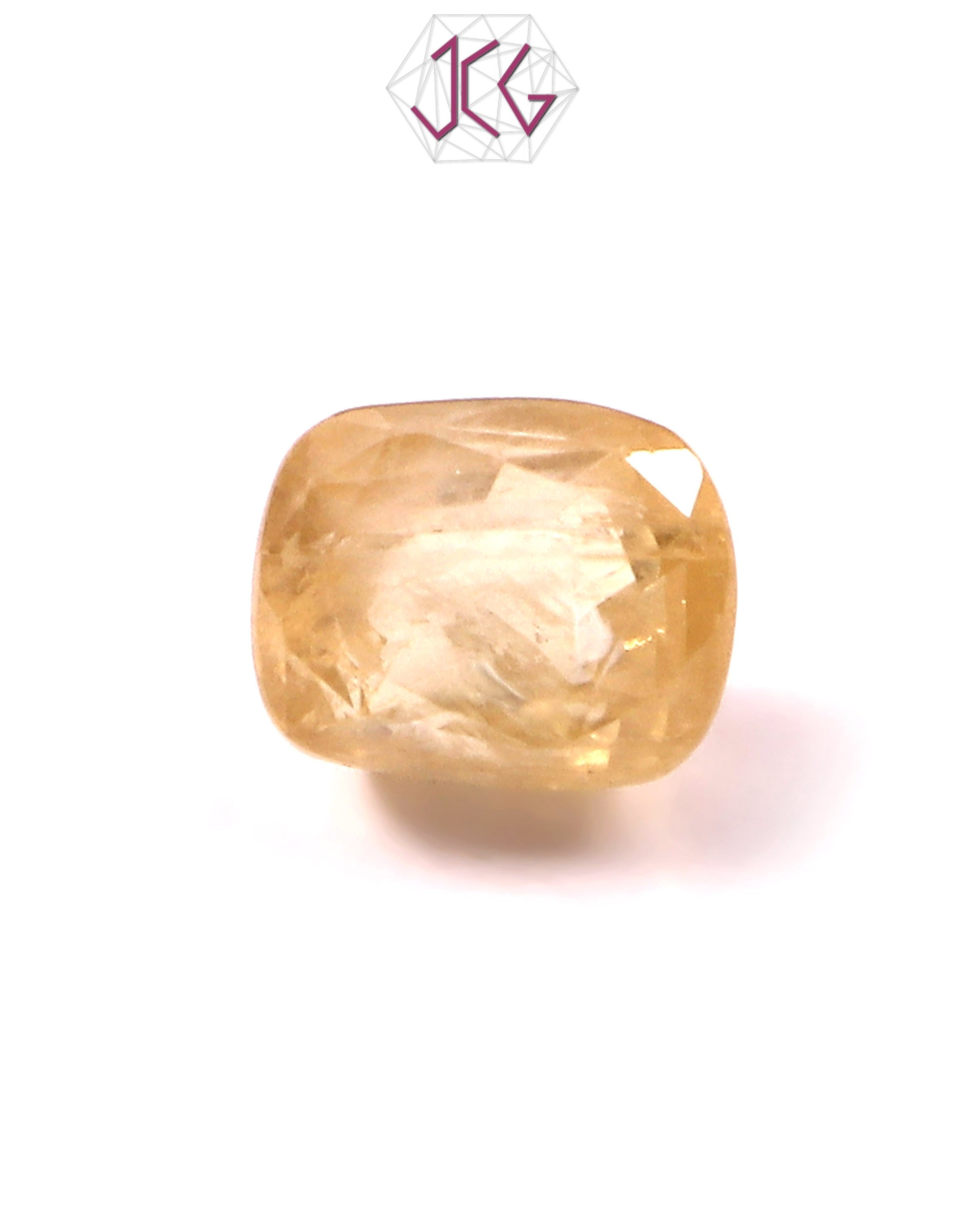 Natural Sri Lanka Yellow Sapphire (Pukhraj) Stone 5.20 Carat / 5.77 Ratti (With Certificate)
