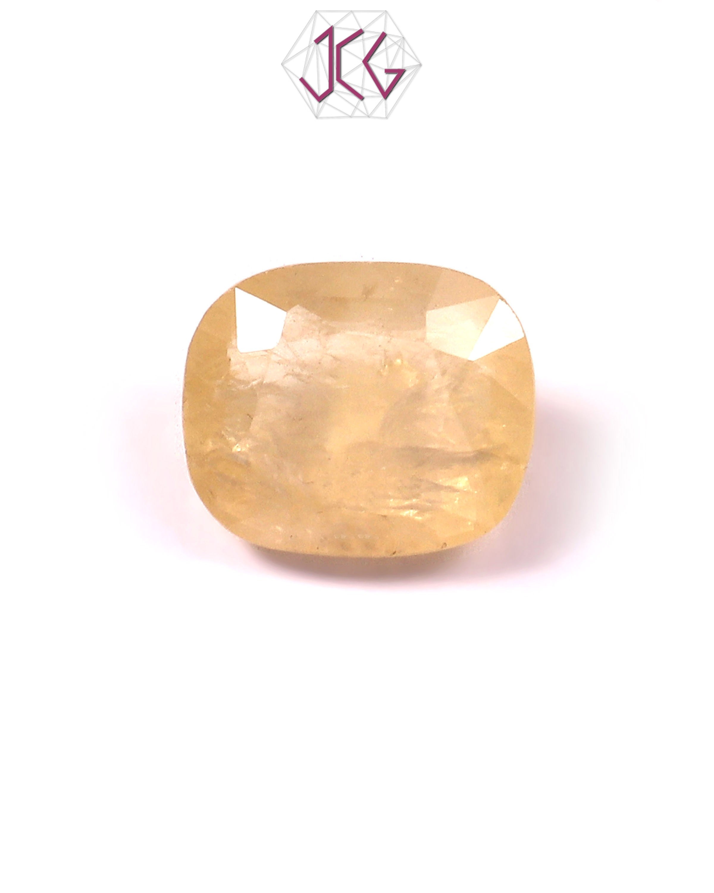 Natural Sri Lanka Yellow Sapphire (Pukhraj) Stone 7.85 Carat / 8.60 Ratti (With Certificate)