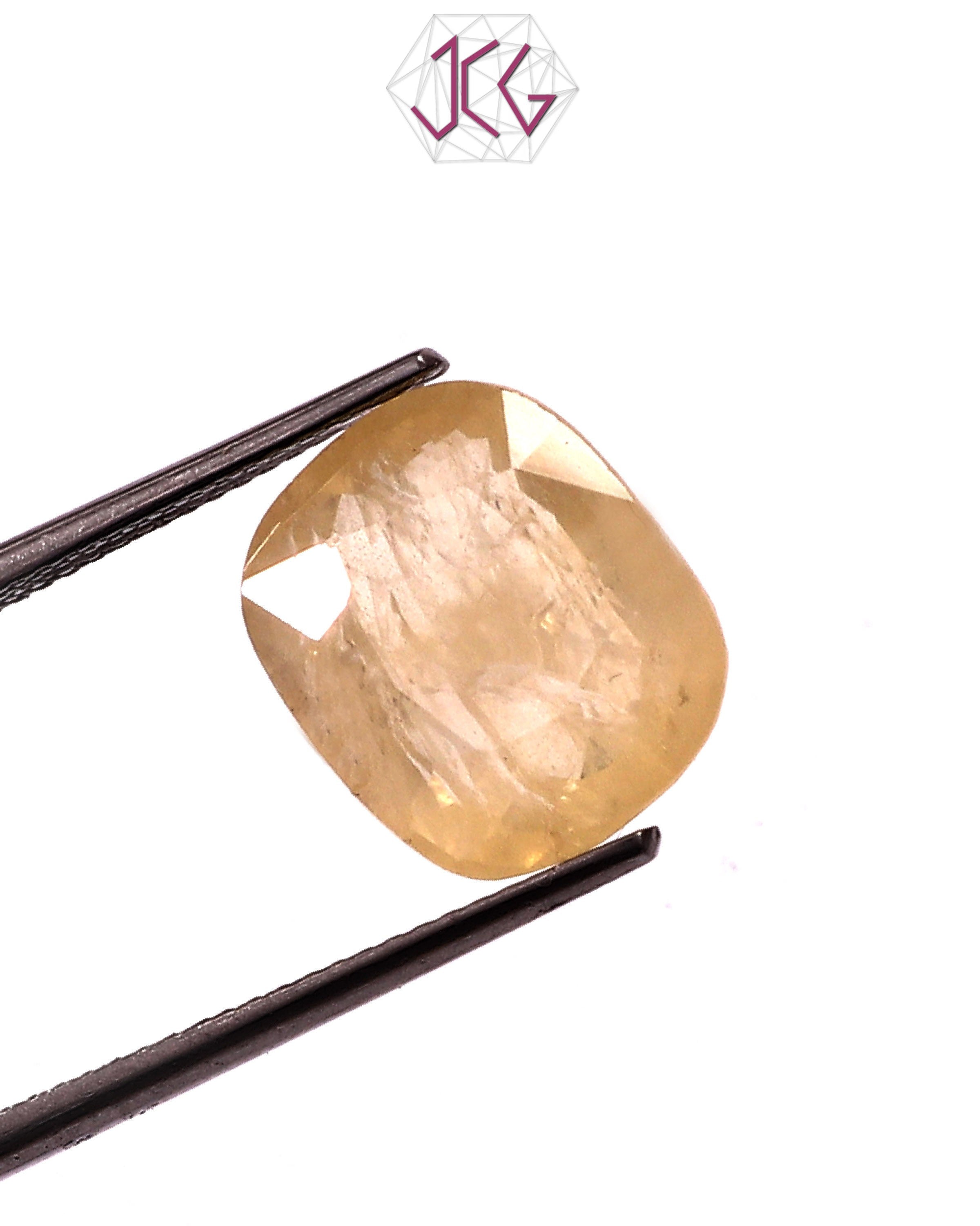 Natural Sri Lanka Yellow Sapphire (Pukhraj) Stone 7.85 Carat / 8.60 Ratti (With Certificate)
