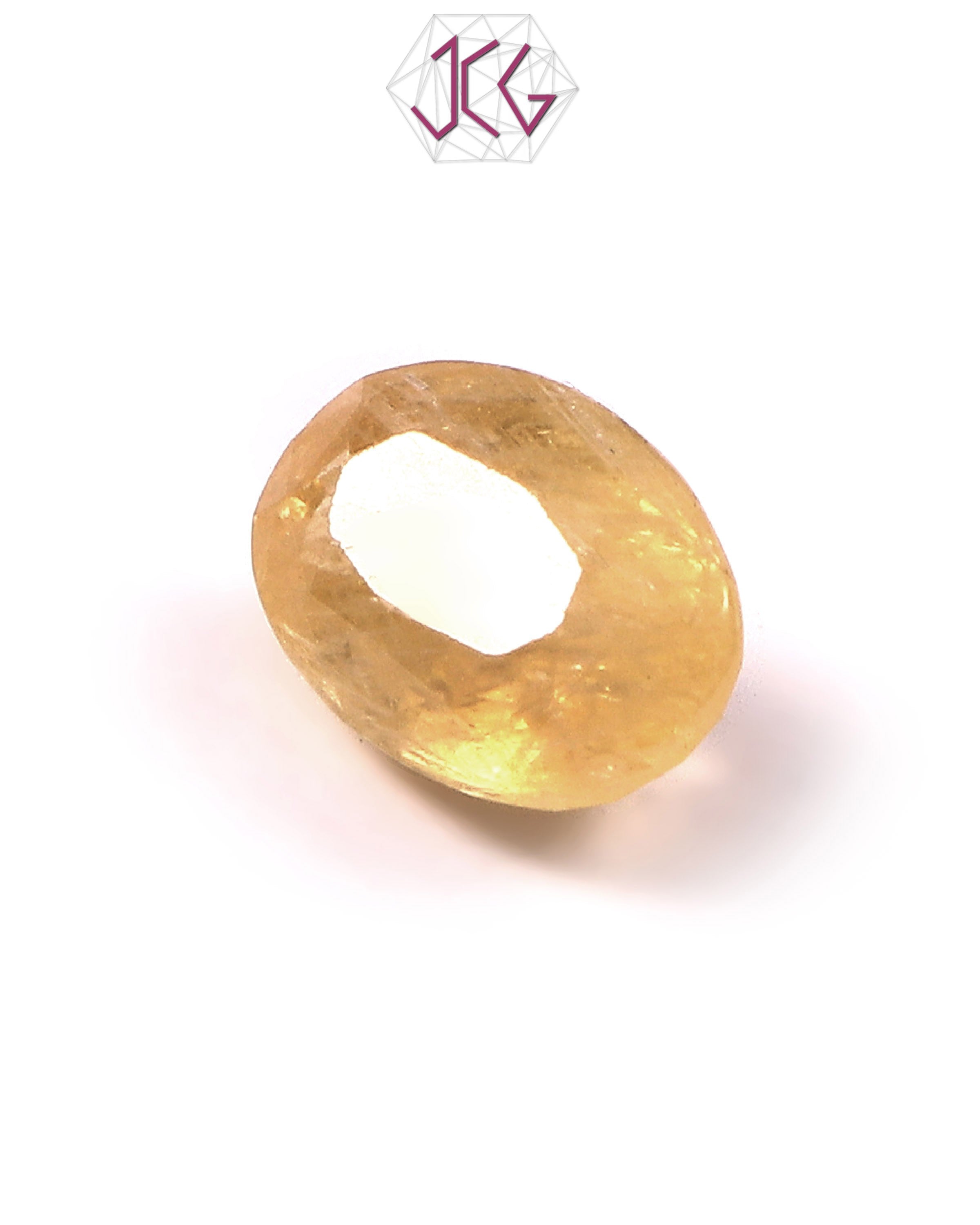 Natural Sri Lanka Yellow Sapphire (Pukhraj) Stone 8.15 Carat / 9.00 Ratti (With Certificate)