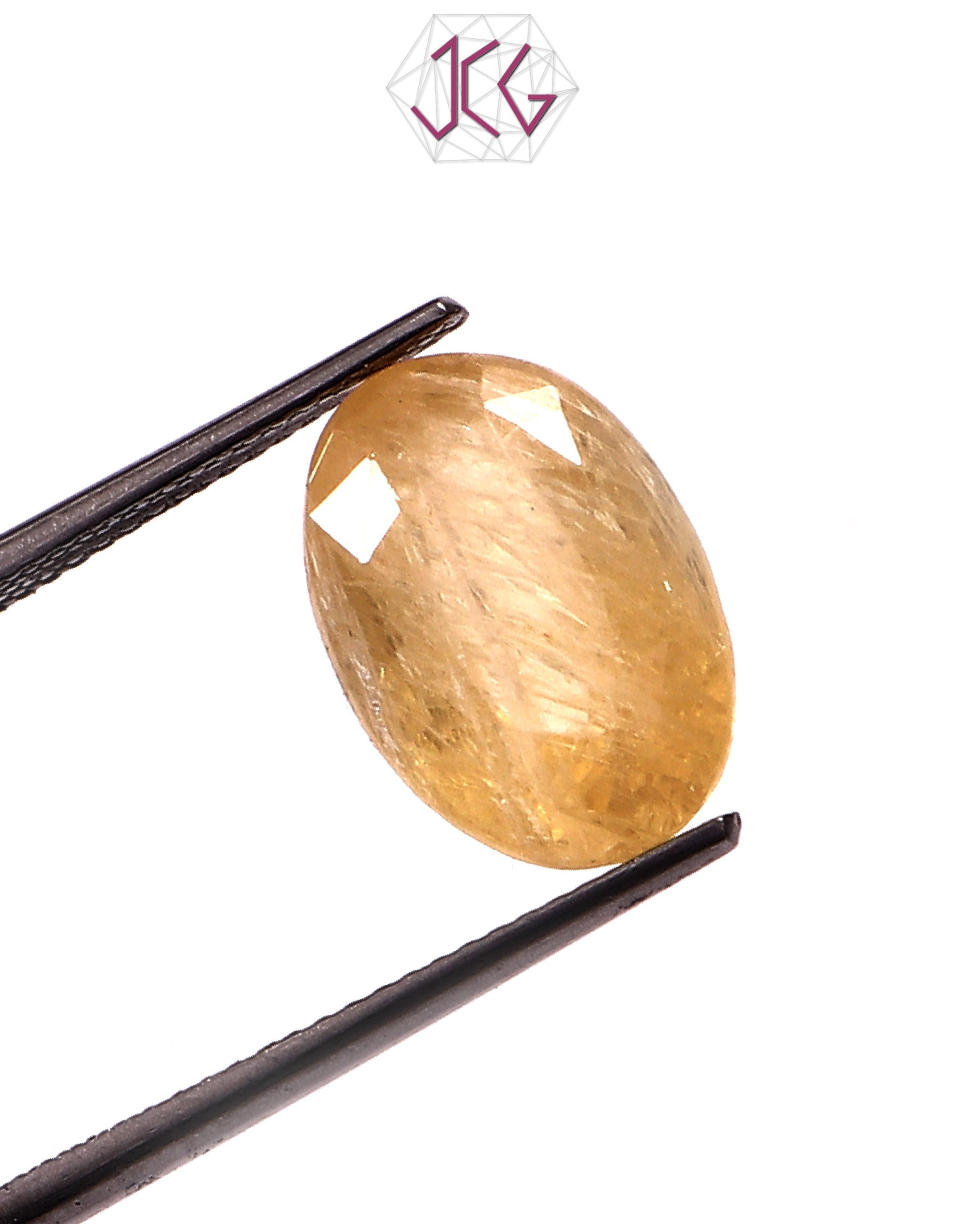 Natural Sri Lanka Yellow Sapphire (Pukhraj) Stone 8.15 Carat / 9.00 Ratti (With Certificate)