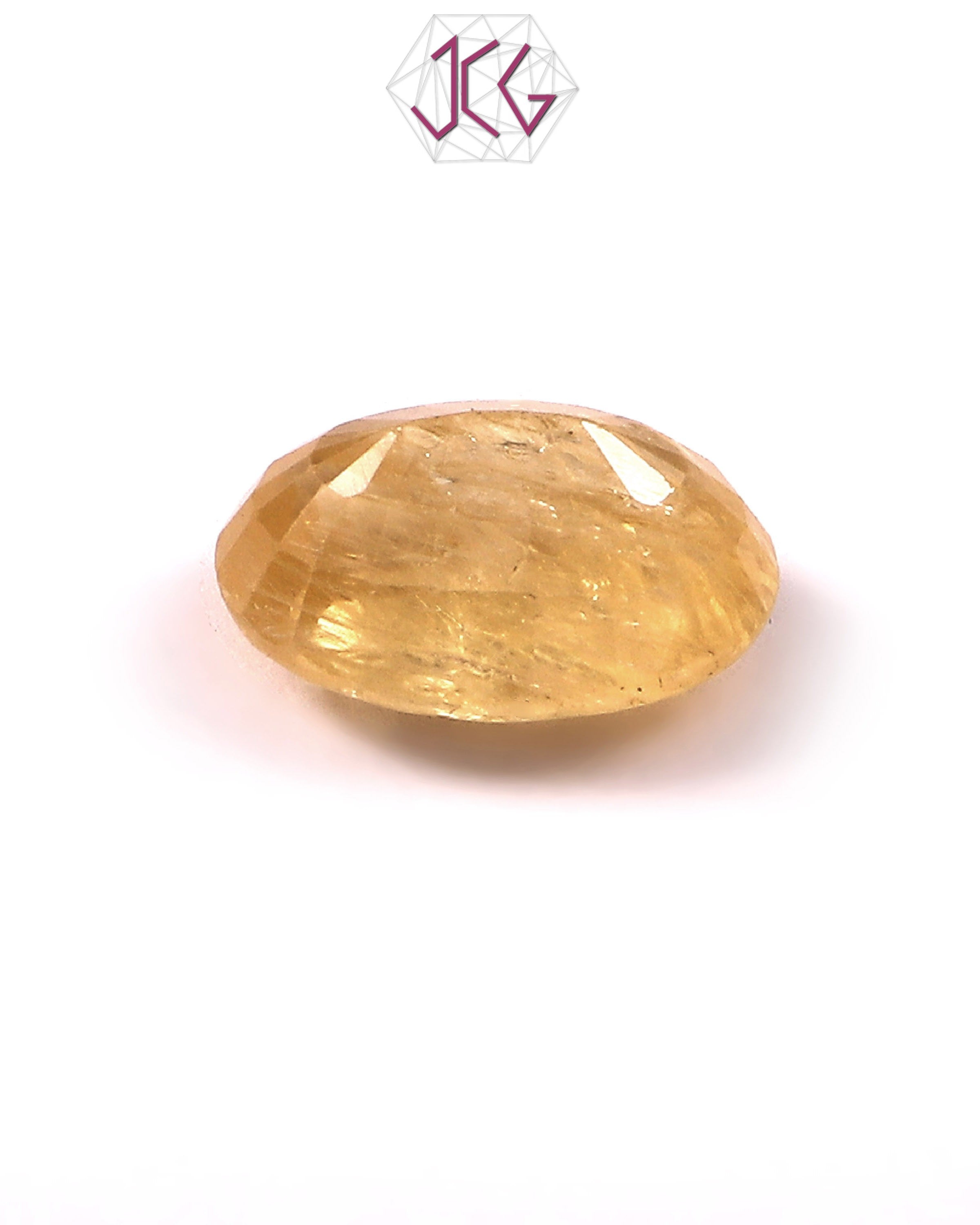 Natural Sri Lanka Yellow Sapphire (Pukhraj) Stone 8.15 Carat / 9.00 Ratti (With Certificate)