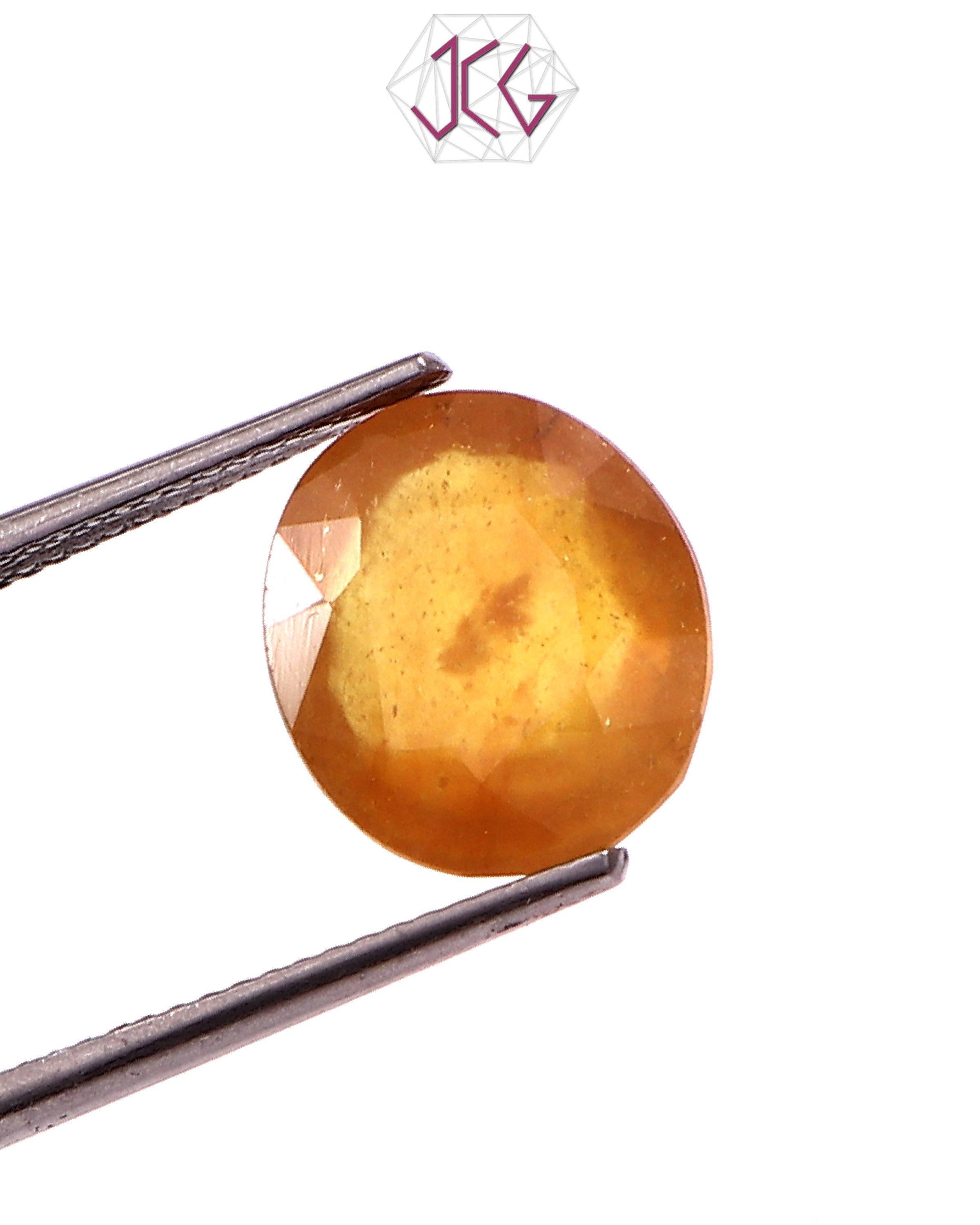 Natural Bangkok Yellow Sapphire (Pukhraj) Stone 7.10 Carat / 8.00 Ratti (With Certificate)