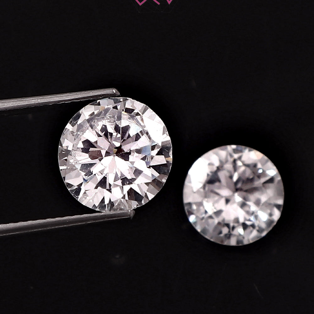 American Diamond (Jarkan) Stone (With Certificate) (Set of 2)