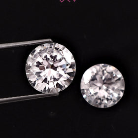 American Diamond (Jarkan) Stone (With Certificate) (Set of 2)