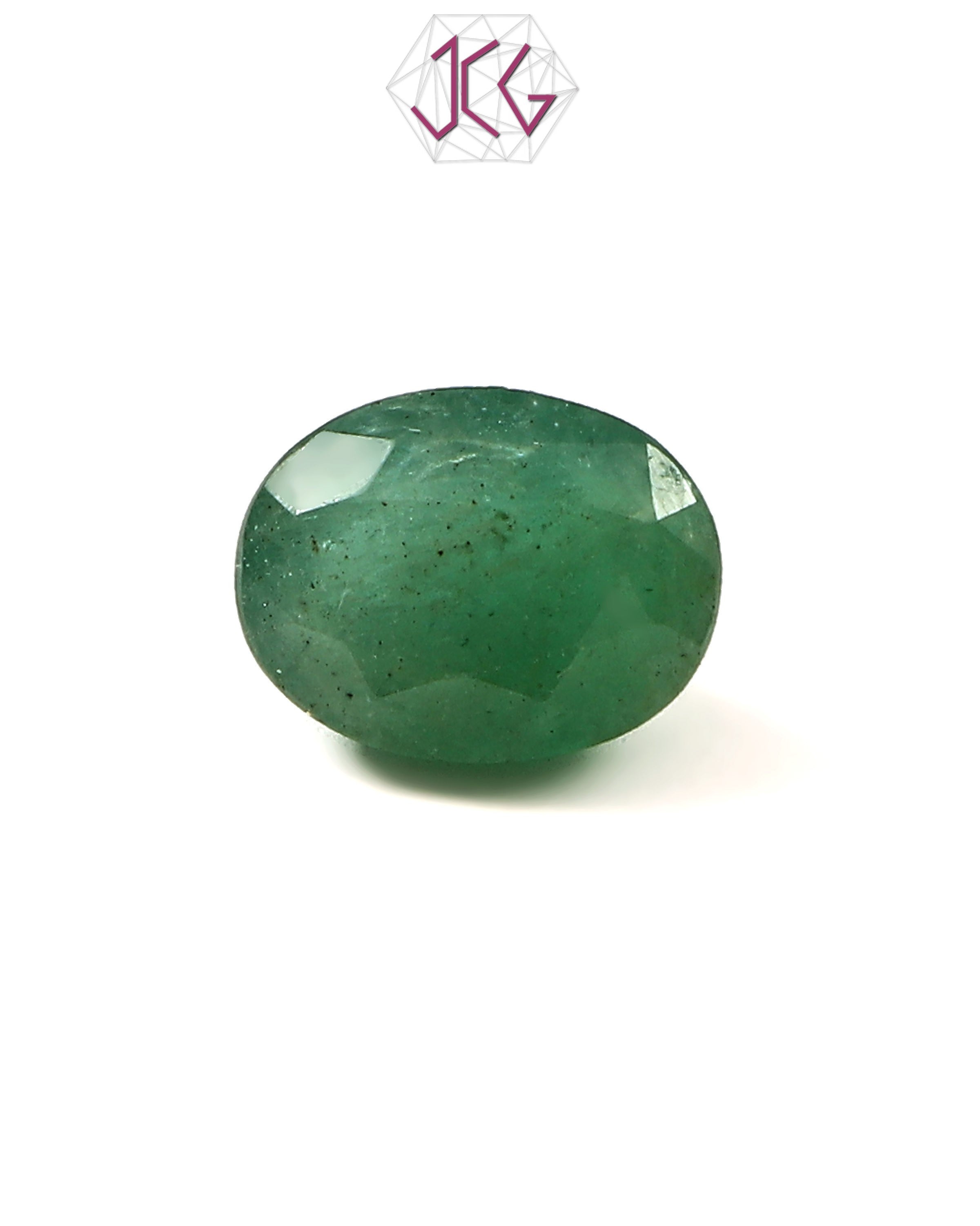 Natural Emerald (Panna) Stone 5.75 Carat / 6.38 Ratti (With Certificate)