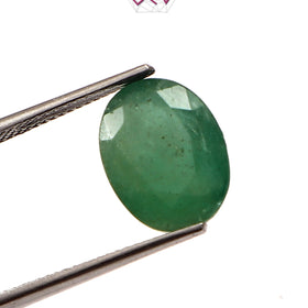 Natural Emerald (Panna) Stone 5.75 Carat / 6.38 Ratti (With Certificate)