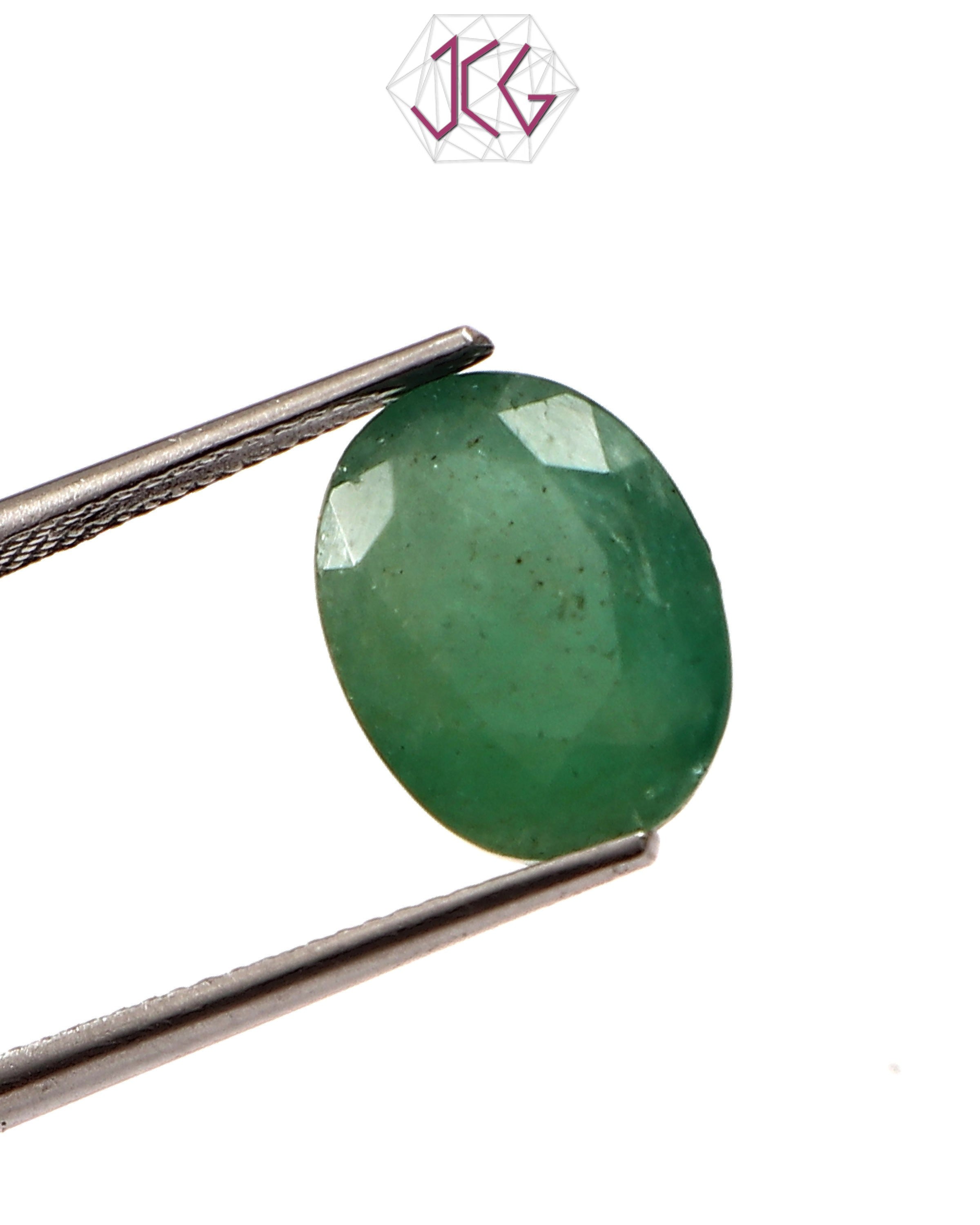 Natural Emerald (Panna) Stone 5.75 Carat / 6.38 Ratti (With Certificate)