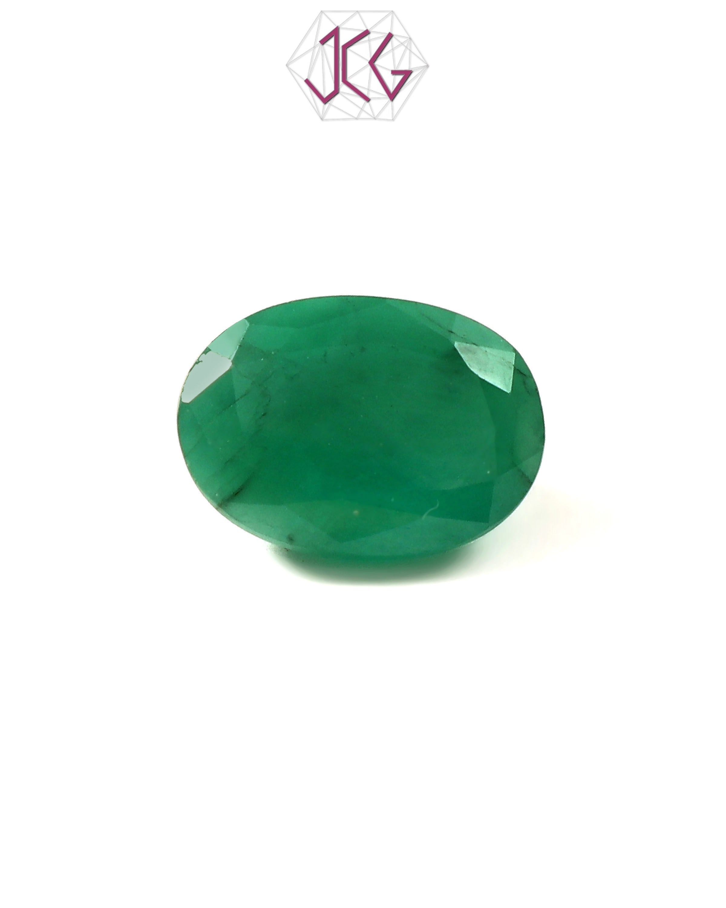Natural Emerald (Panna) Stone 6.20 Carat / 6.95 Ratti (With Certificate)