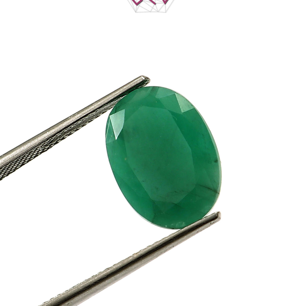 Natural Emerald (Panna) Stone 6.20 Carat / 6.95 Ratti (With Certificate)