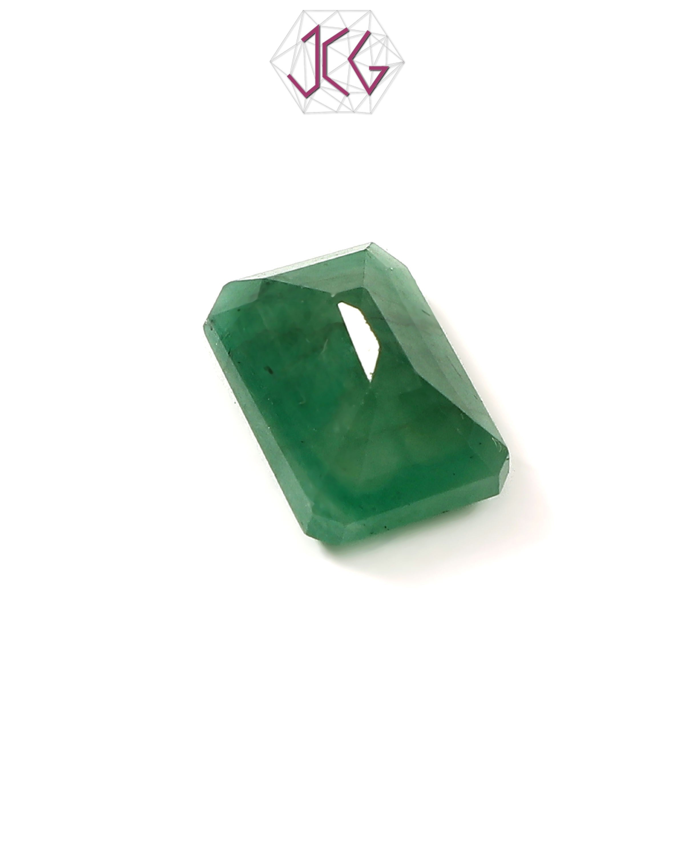 Natural Emerald (Panna) Stone 5.85 Carat / 6.49 Ratti (With Certificate)