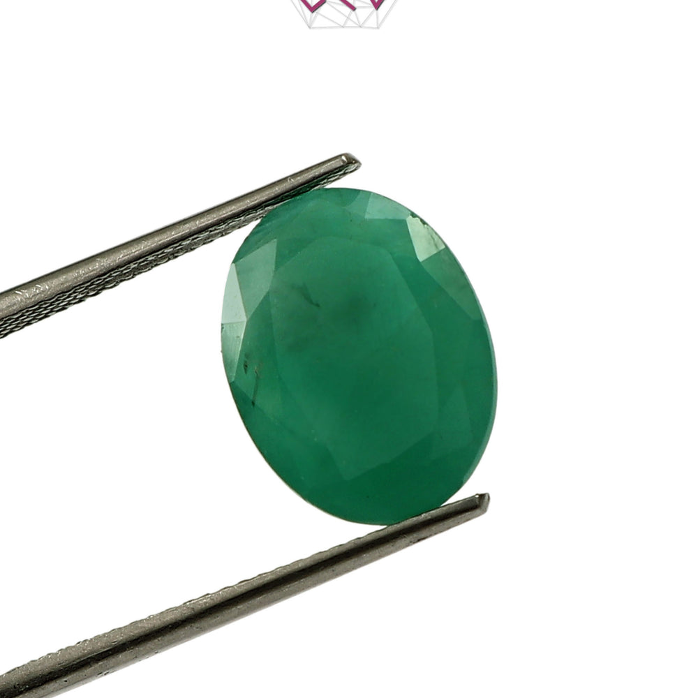 Natural Emerald (Panna) Stone 5.60 Carat / 6.15 Ratti (With Certificate)