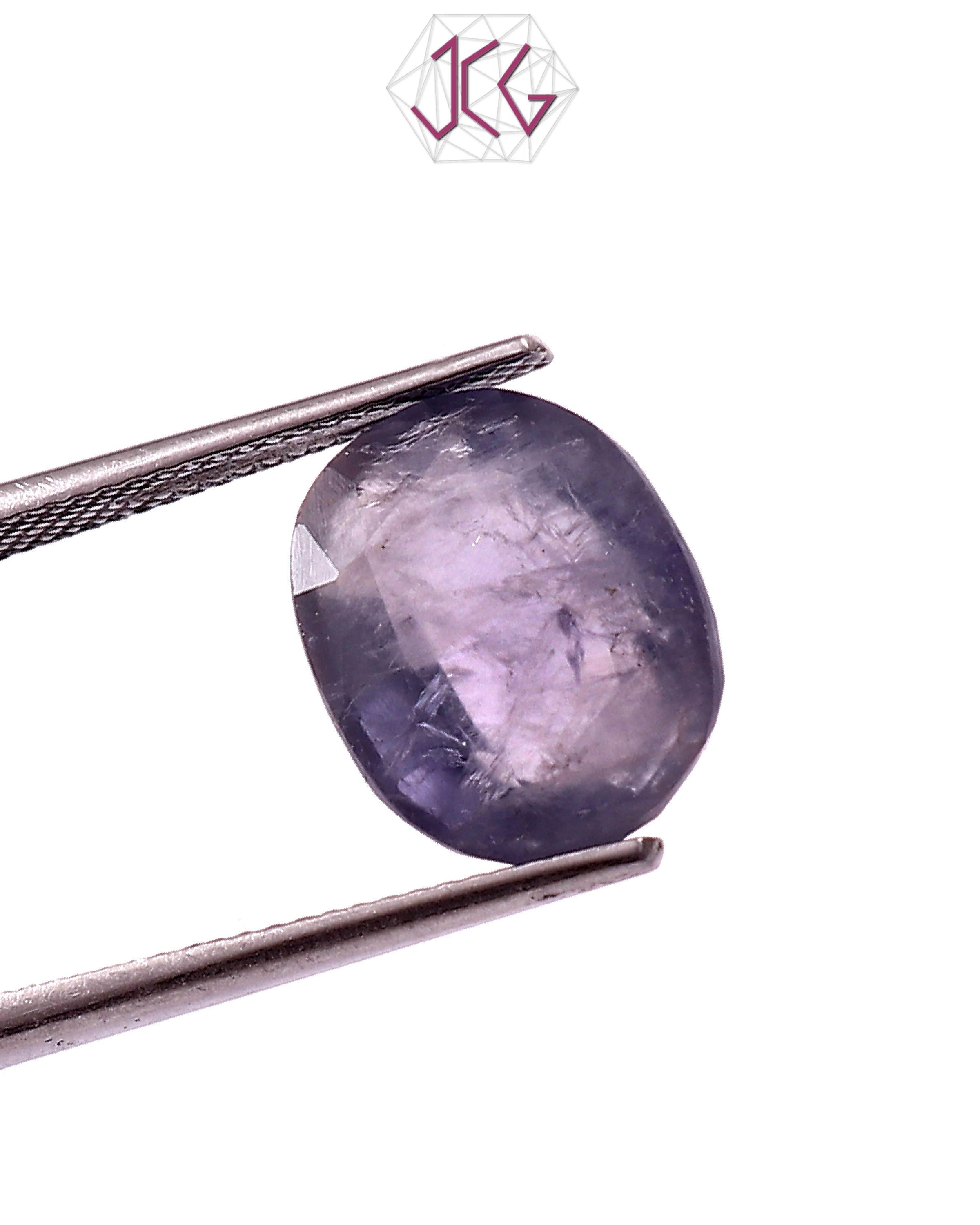 Natural Iolite (Substitute of Neelam) Stone 6.70 Carat / 7.35 Ratti (With Certificate)