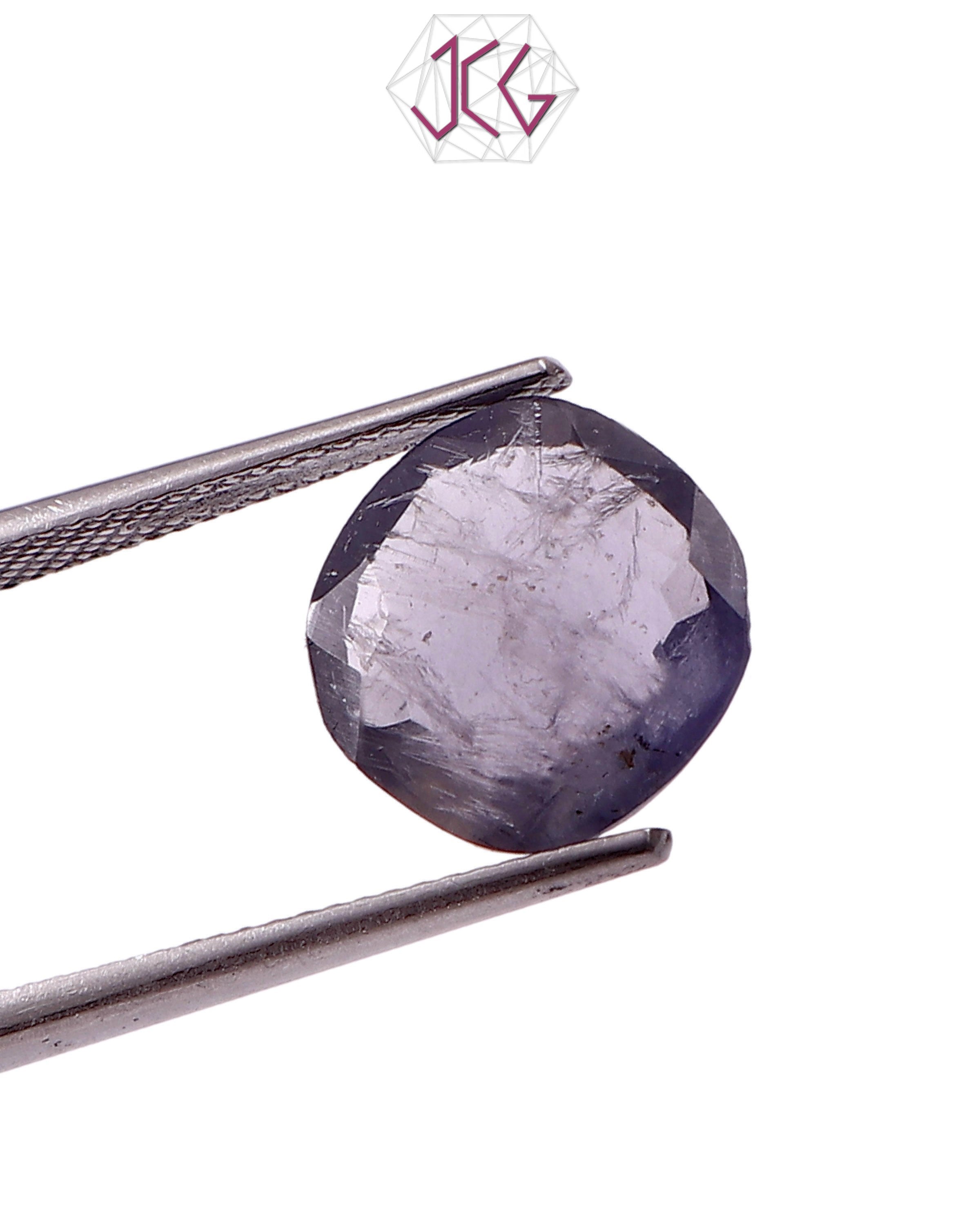 Natural Iolite (Substitute of Neelam) Stone 4.25 Carat / 4.65 Ratti (With Certificate)